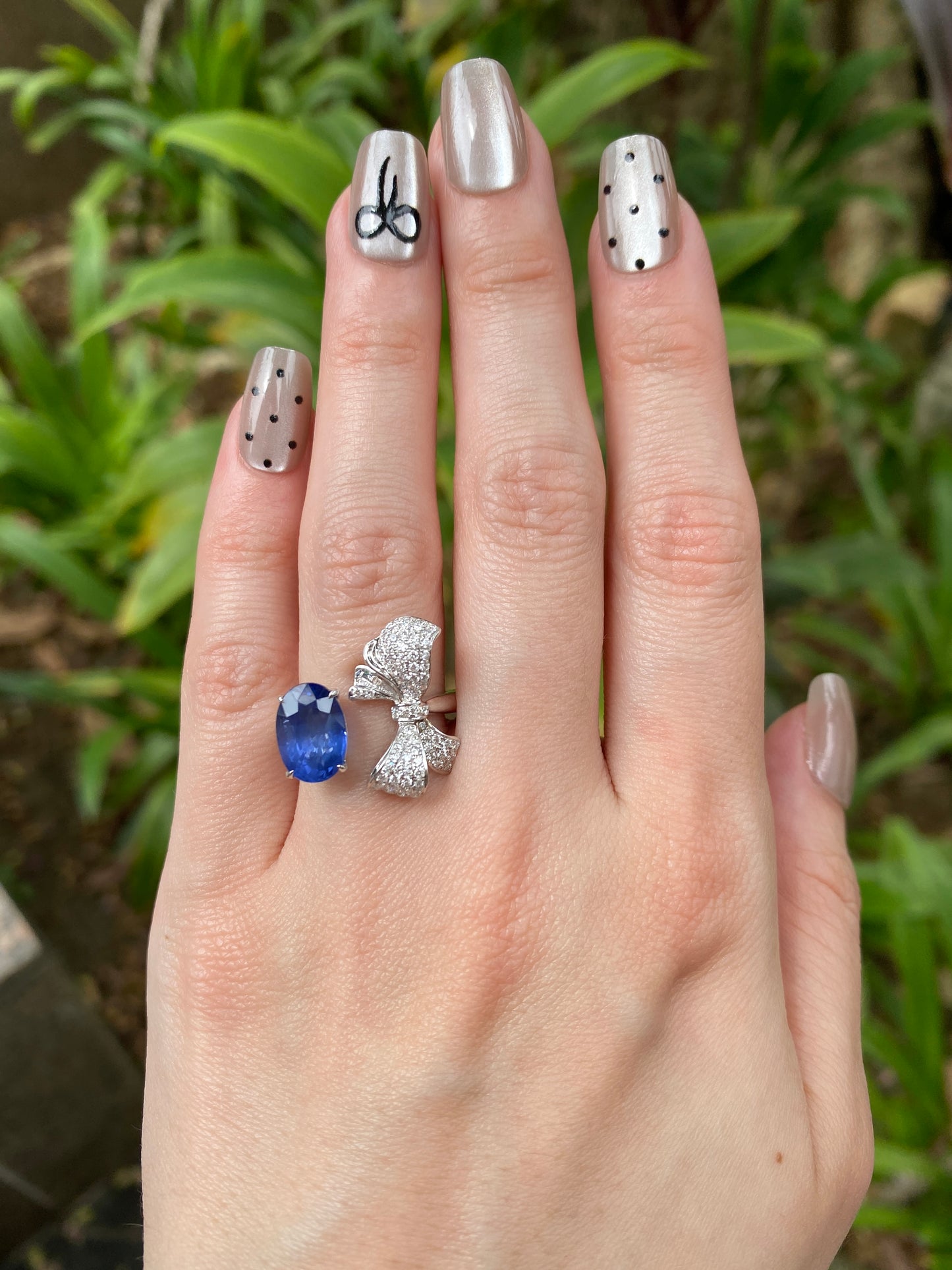 Natural Blue Sapphire 3.51ct Ring