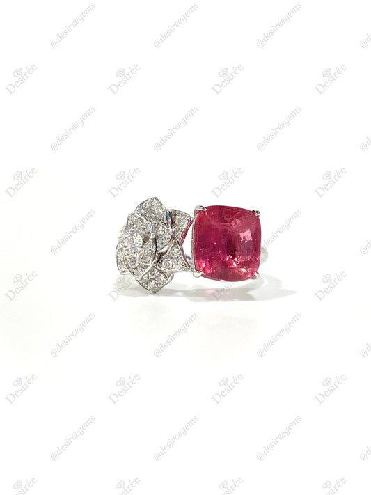 Natural Pink Tourmaline 3.30ct Ring