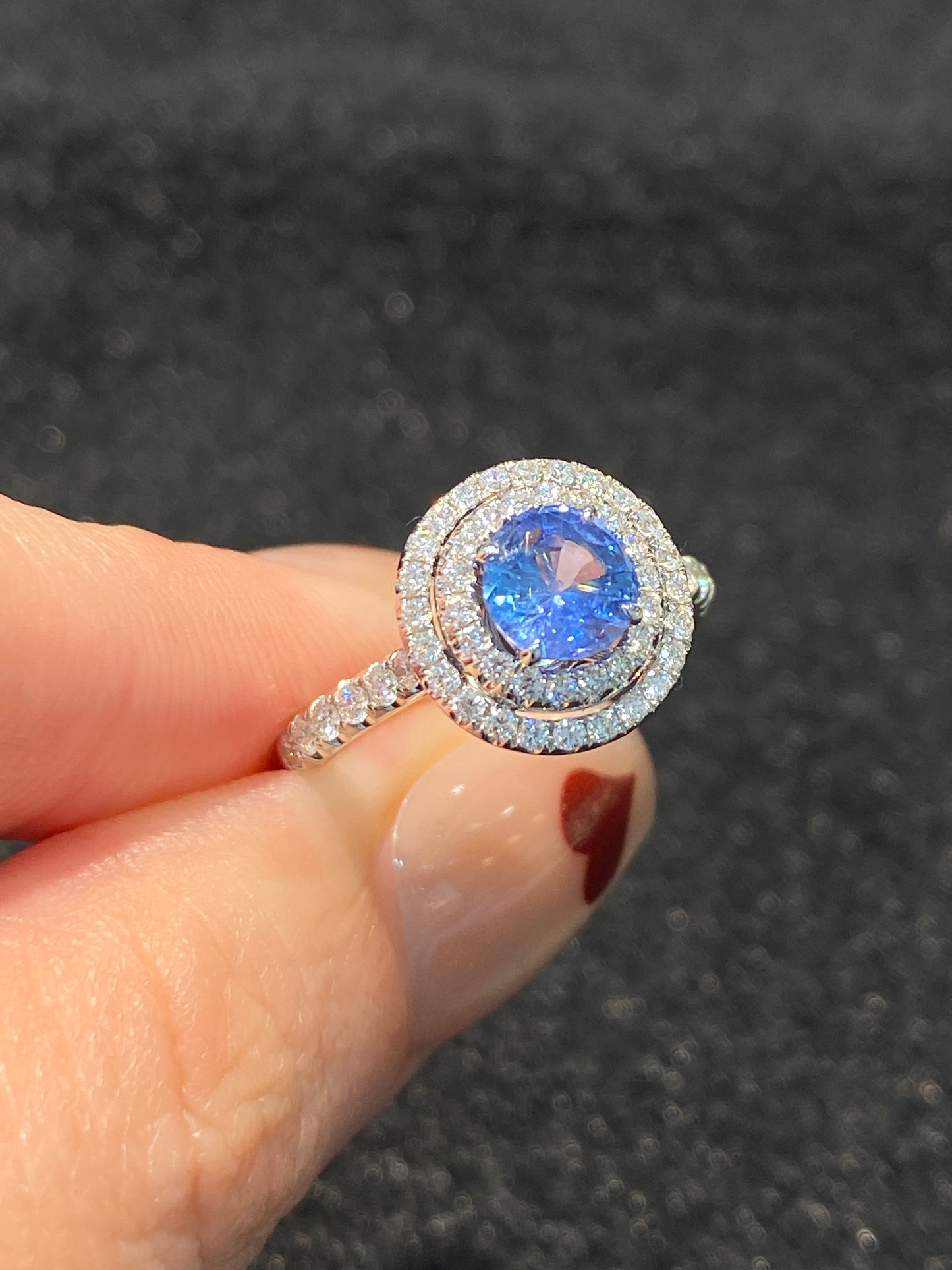 Natural Blue Sapphire 0.98ct Ring