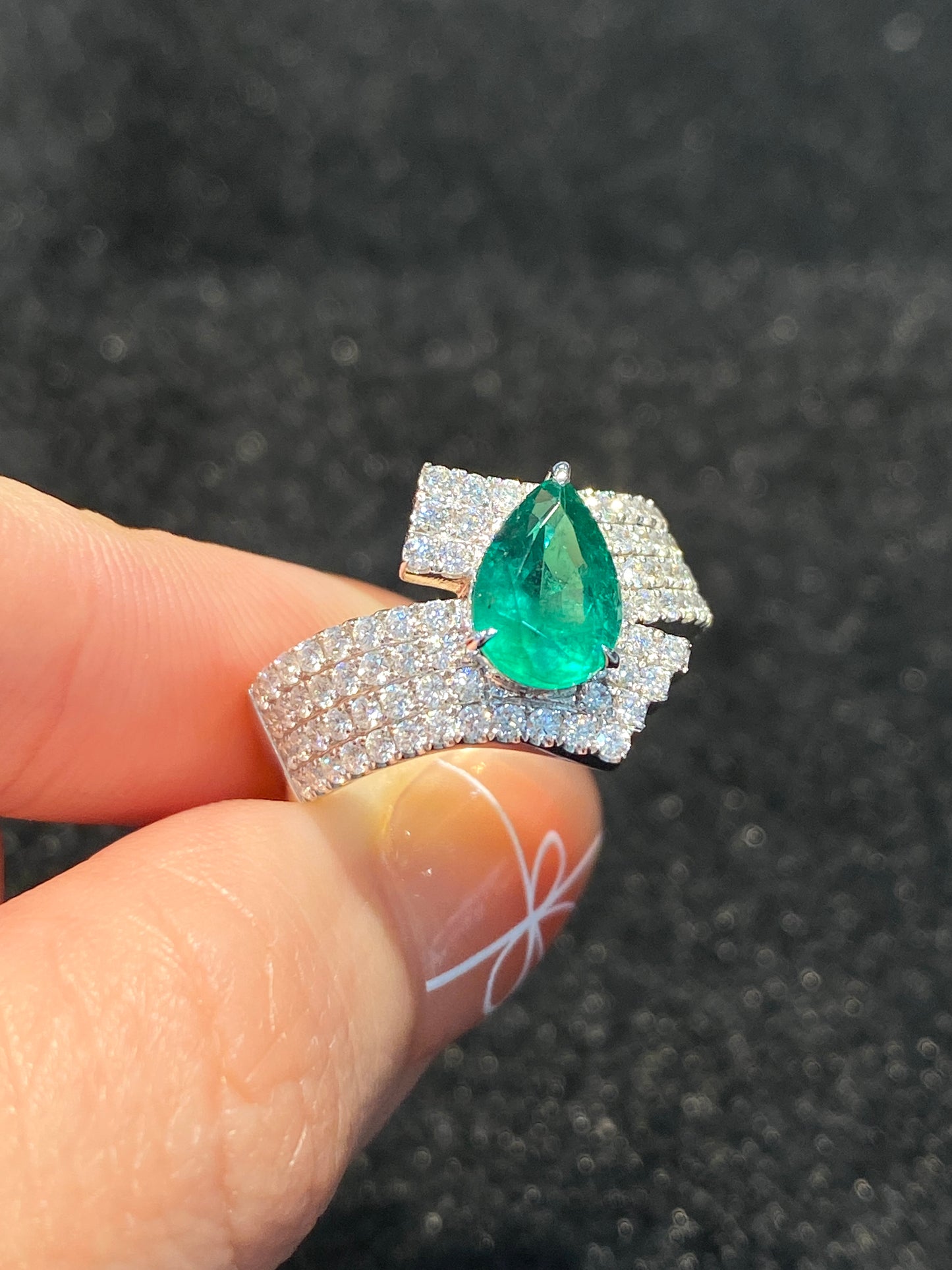 Natural Emerald 1.55ct Ring