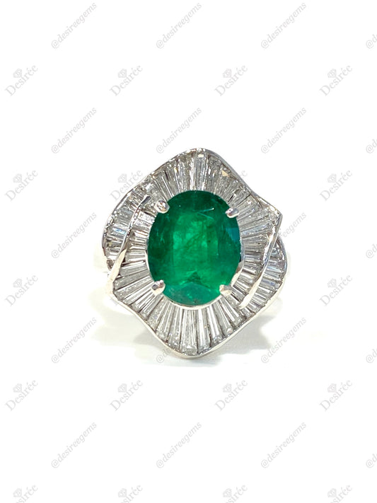 Natural Emerald 2.74ct Ring