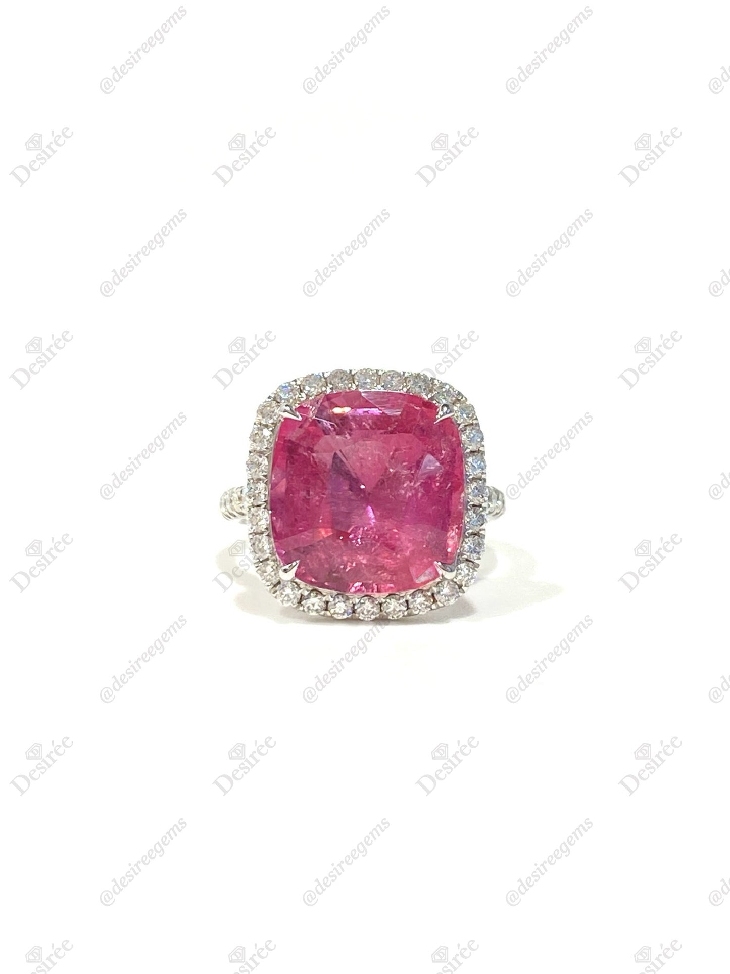 Natural Pink Tourmaline 6.85ct Ring