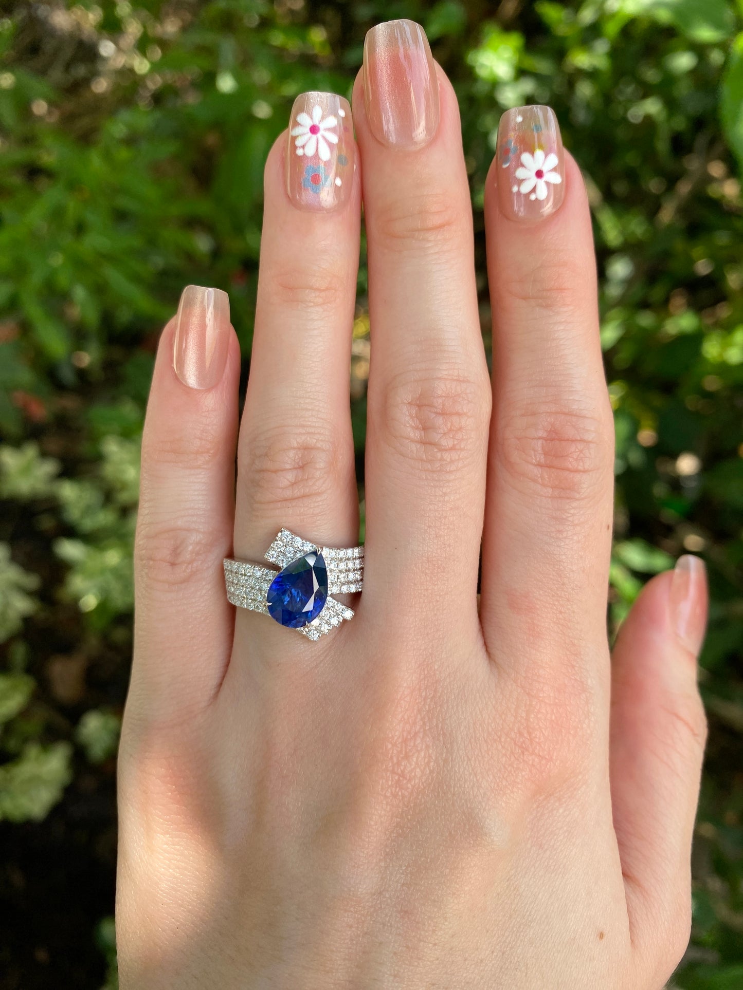 Natural Royal Blue Sapphire 2.99ct Ring
