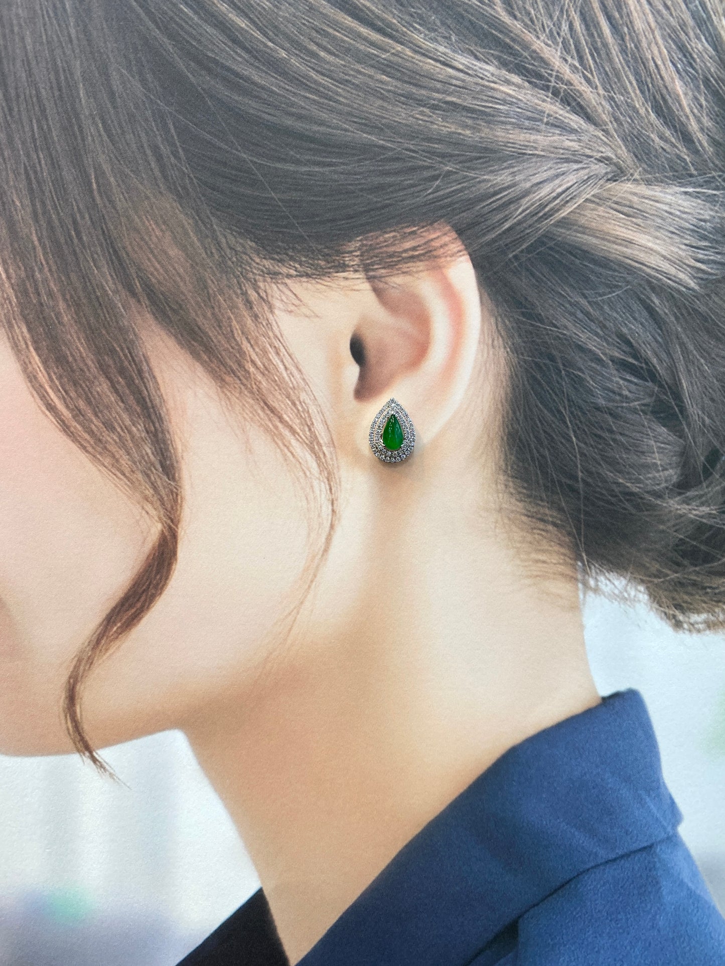 Natural Type A Jadeite Earrings