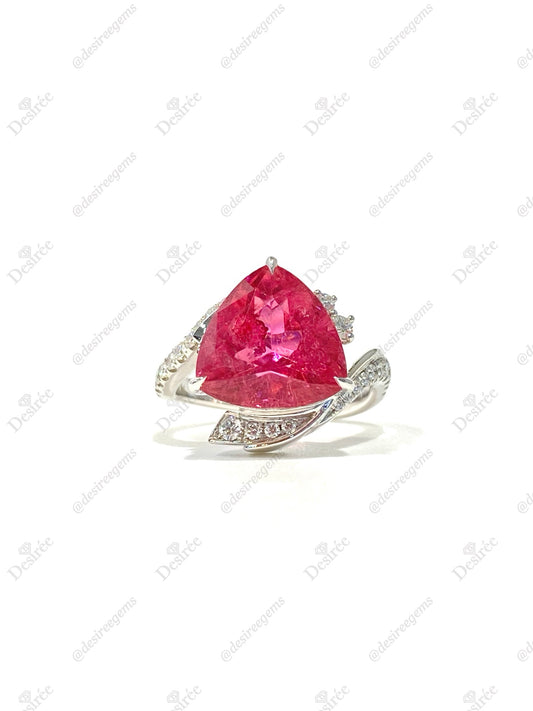 Natural Pink Tourmaline 5.52ct Ring