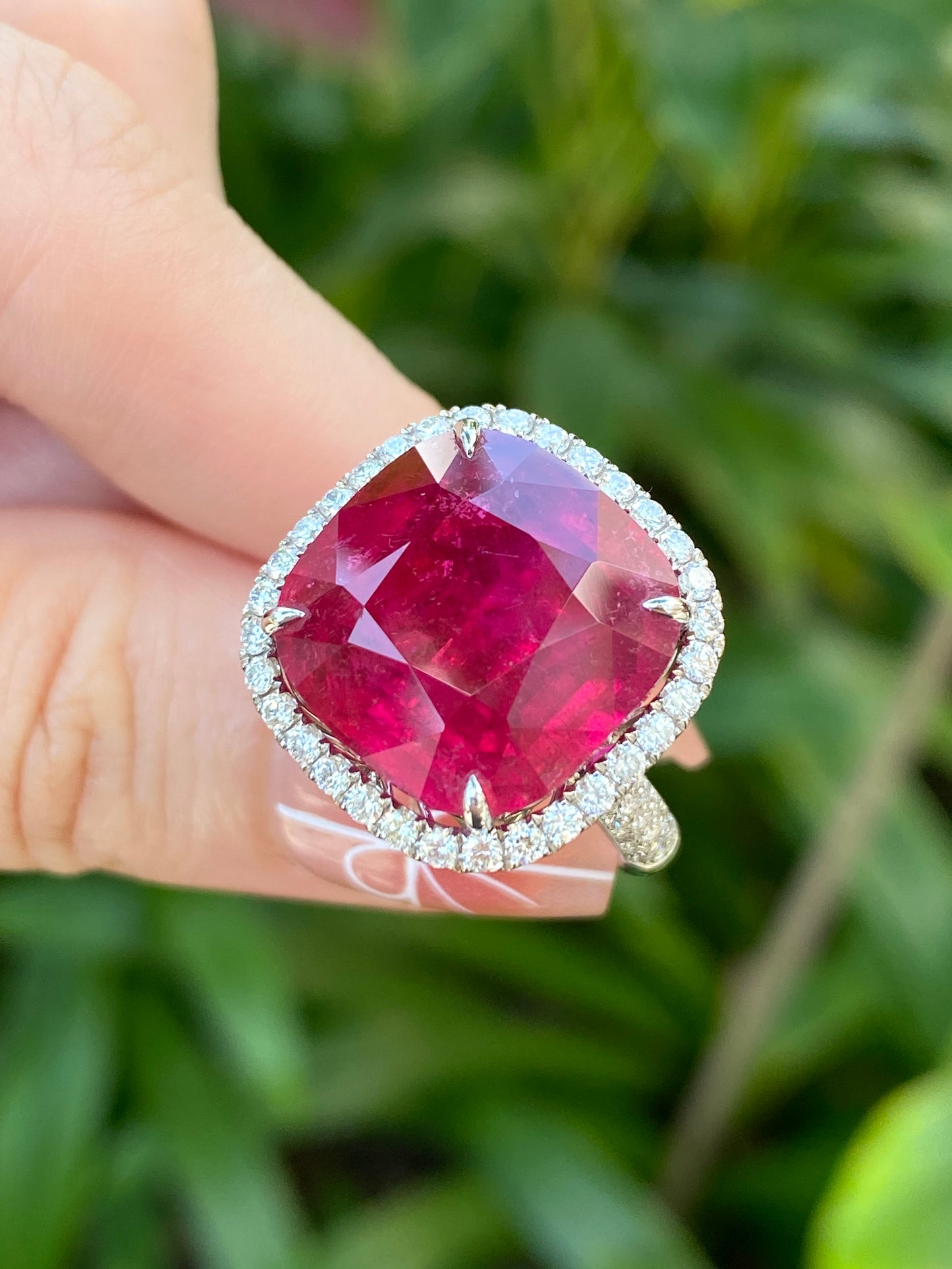 Natural Tourmaline 16.61ct Ring