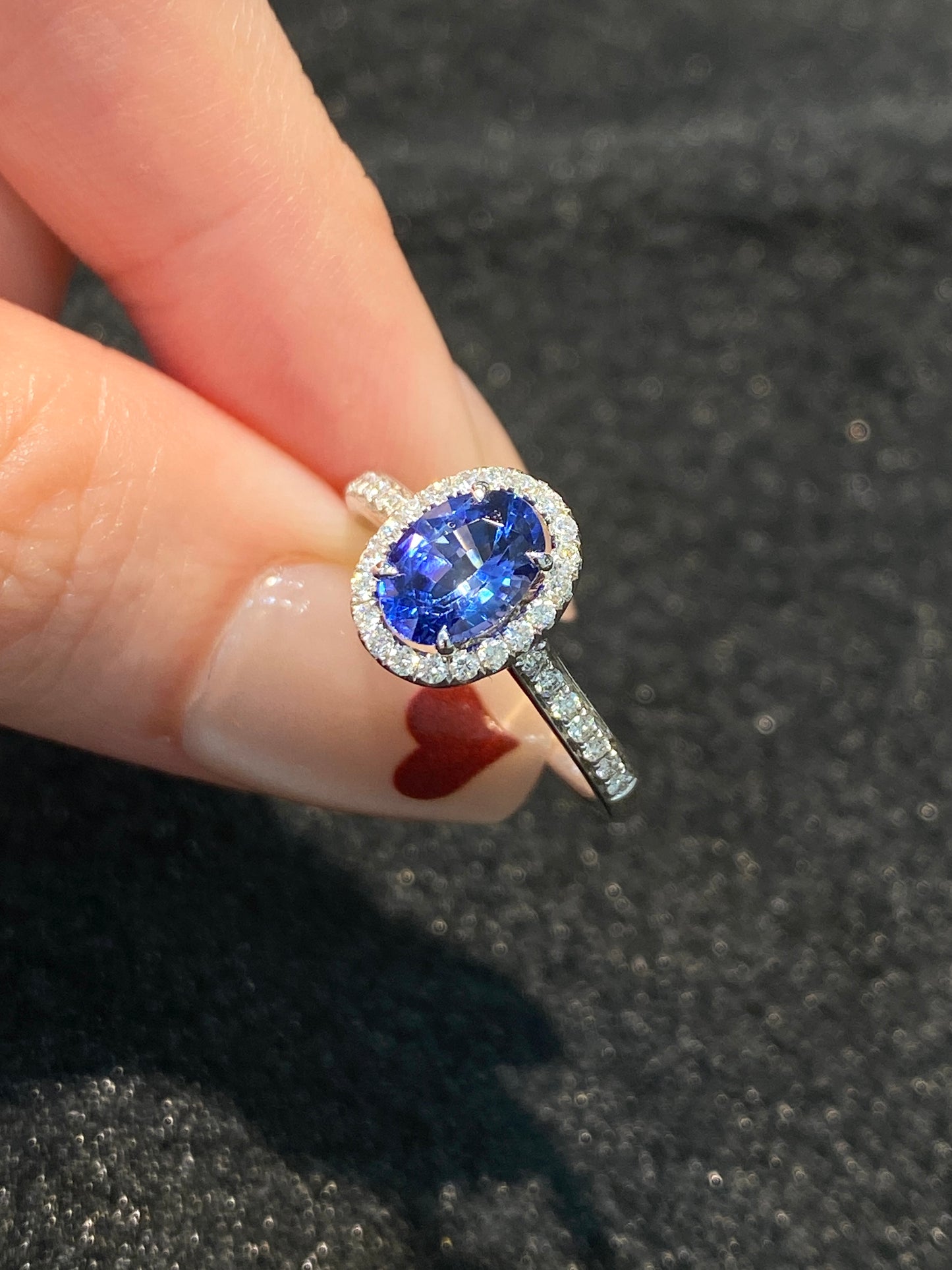 Natural Blue Sapphire 1.20ct Ring