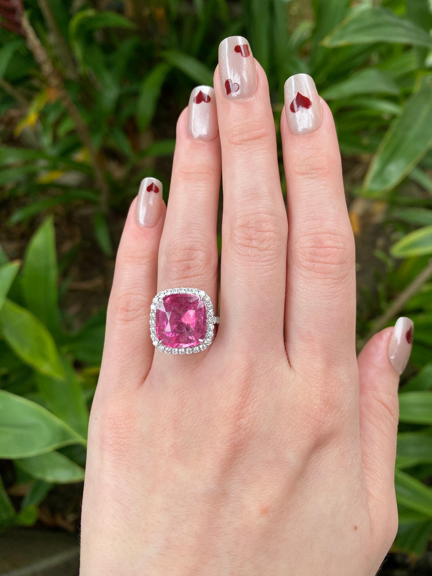 Natural Pink Tourmaline 6.85ct Ring