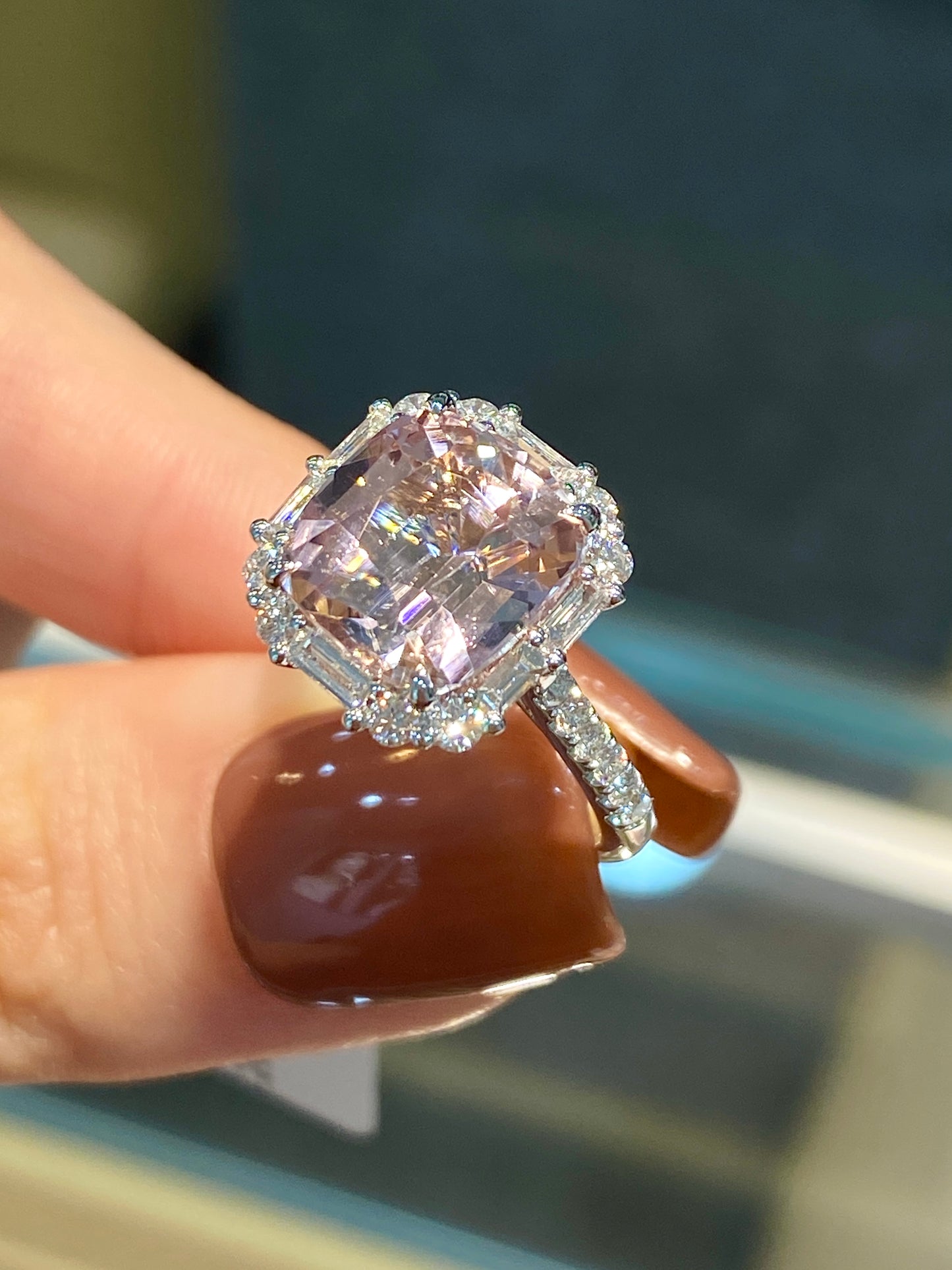 Natural Pink Tourmaline 4.58ct Ring