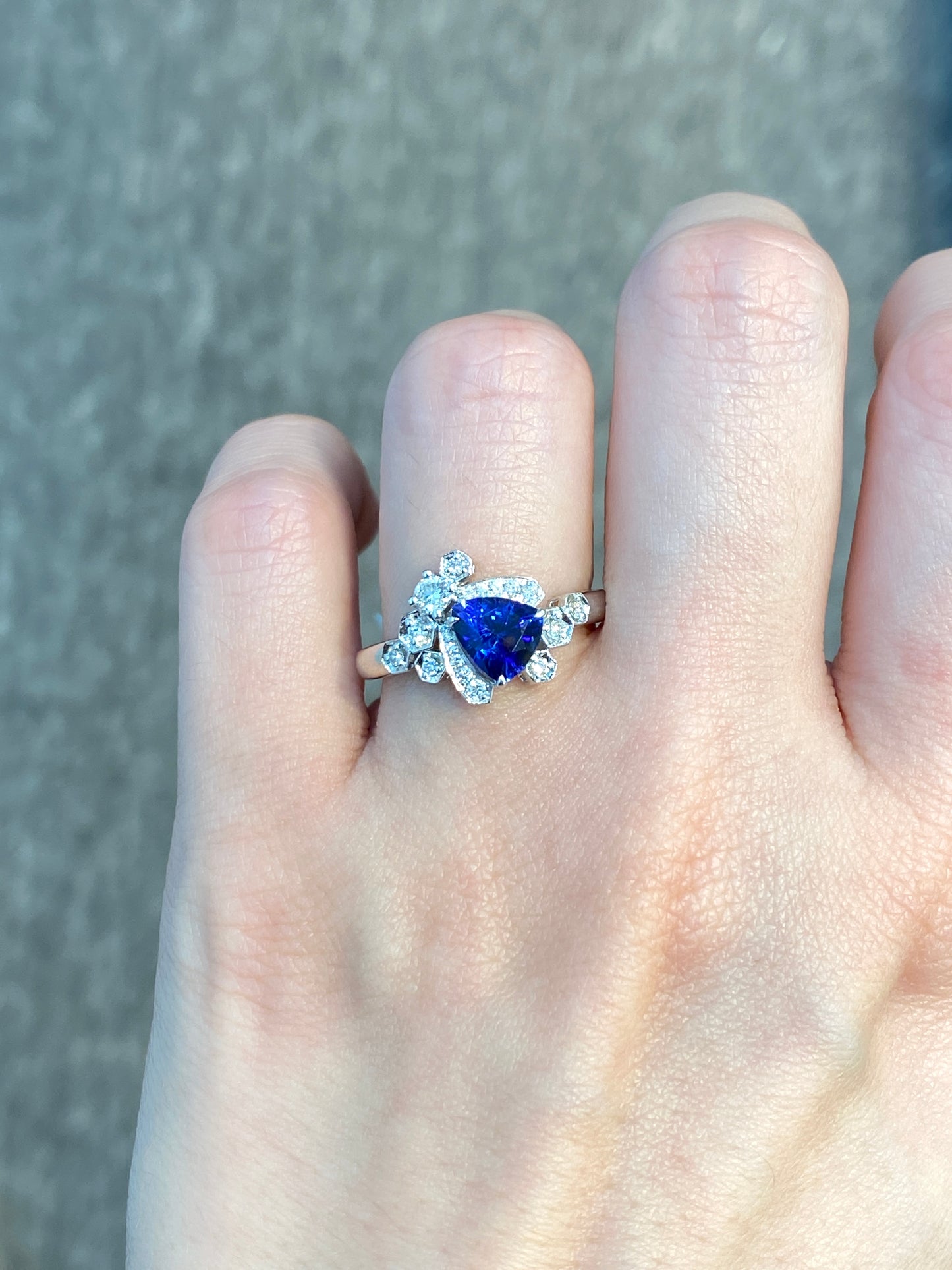 Natural Blue Sapphire Ring 1.05ct