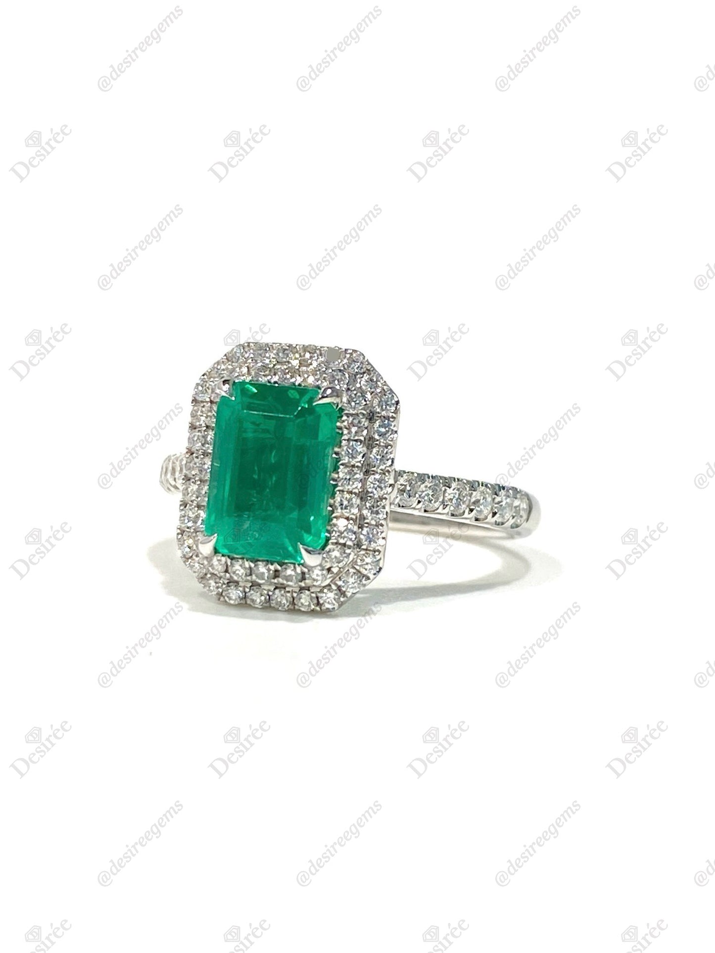 Natural Emerald 1.69ct Ring