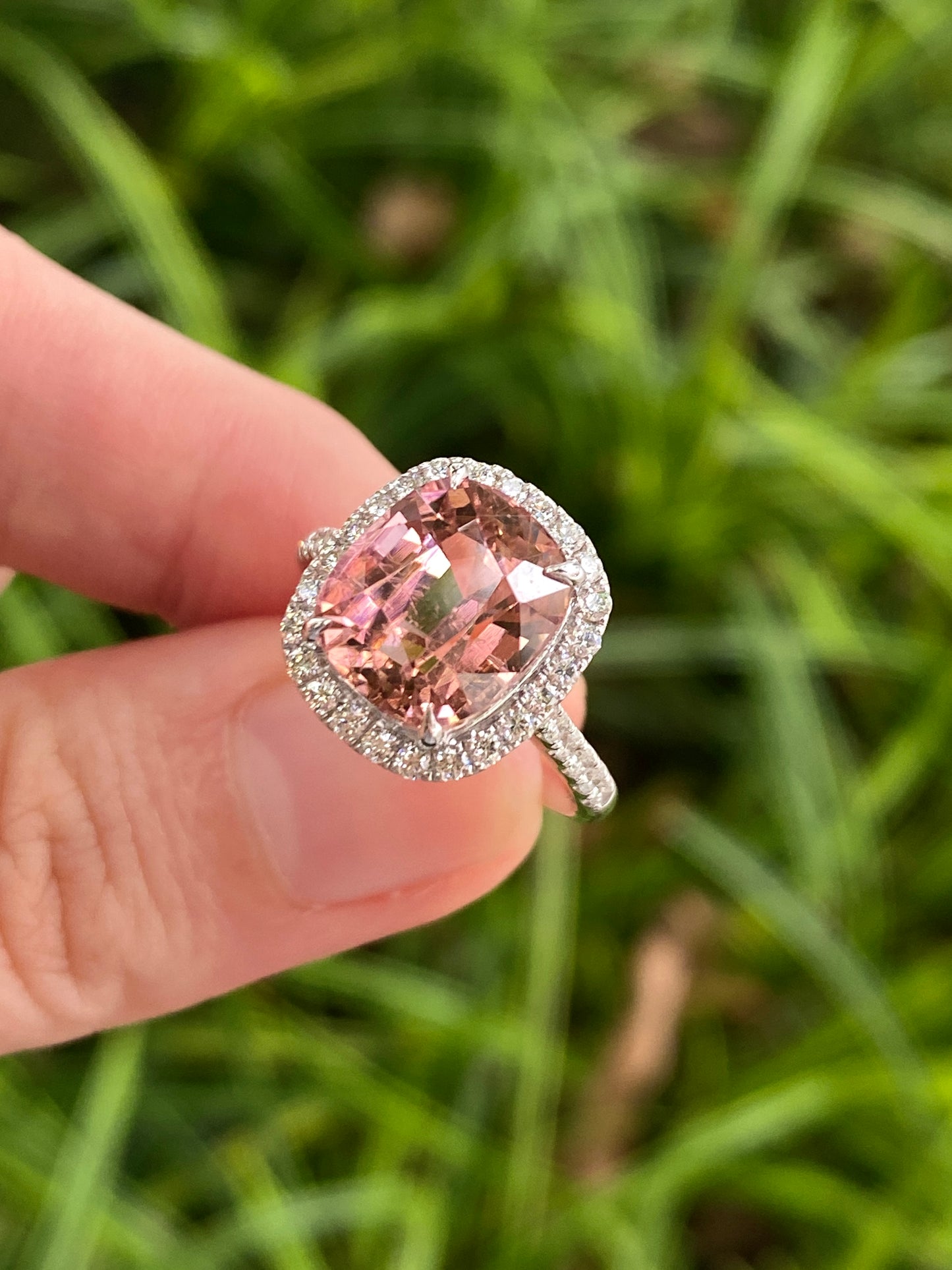 Natural Pink Tourmaline 5.12ct Ring