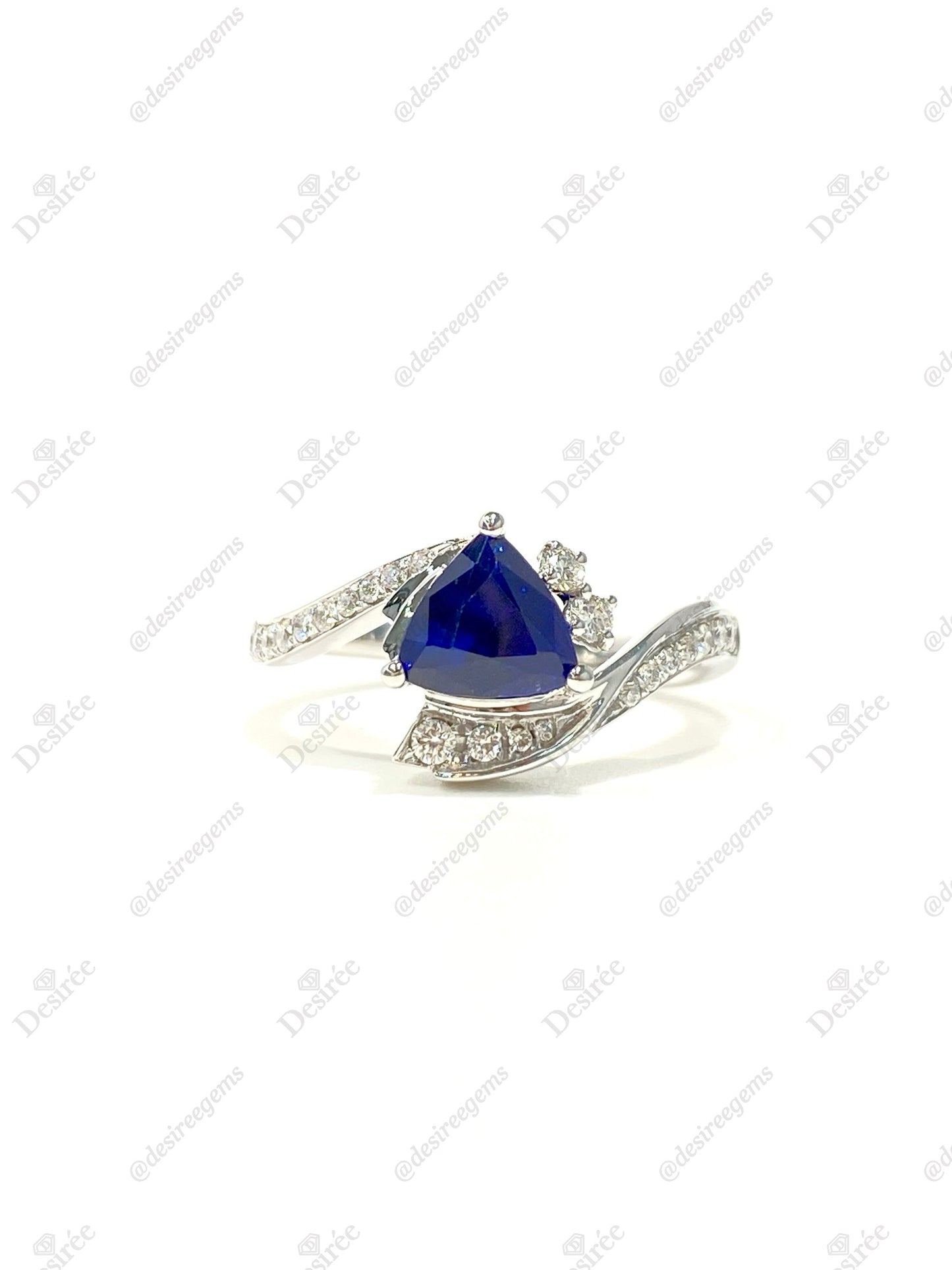 Natural Blue Sapphire Ring 1.29ct
