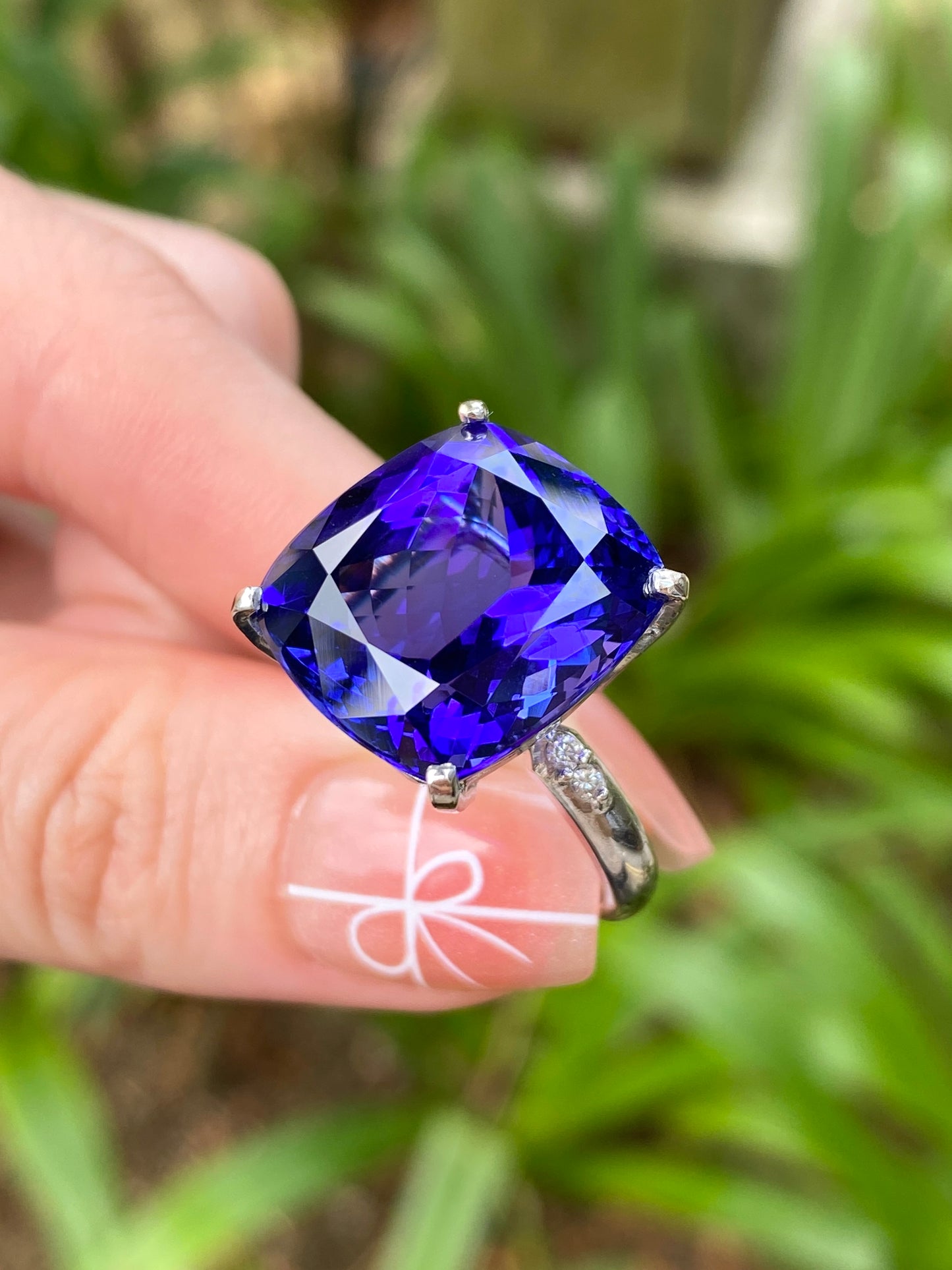 Natural Tanzanite 22.09ct Ring