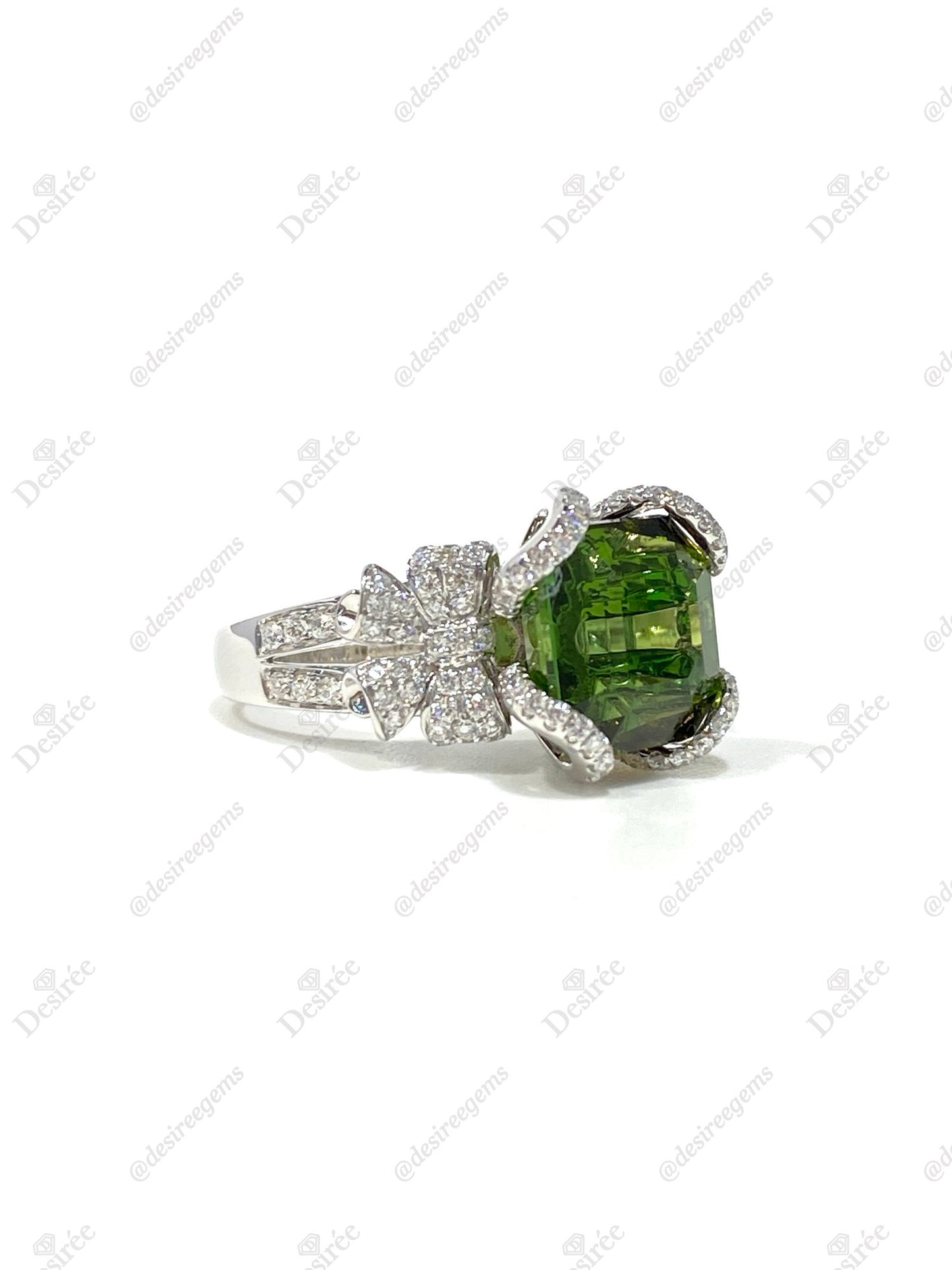 Natural Green Tourmaline 6.30ct Ring
