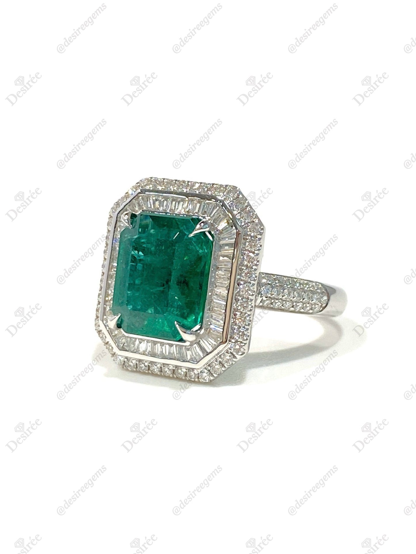 Natural Emerald 3.22ct Ring