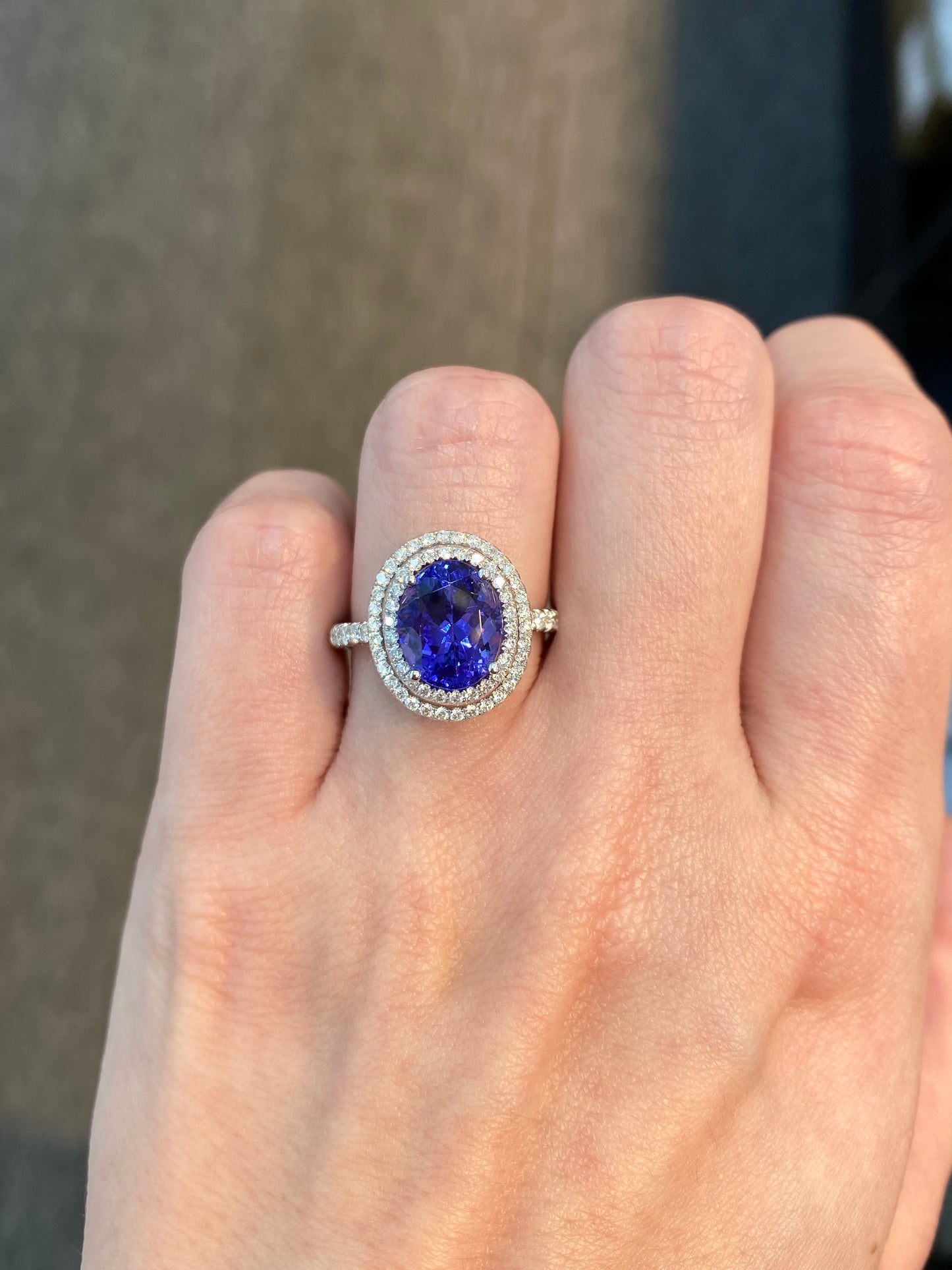 Natural Tanzanite 3.04ct Ring