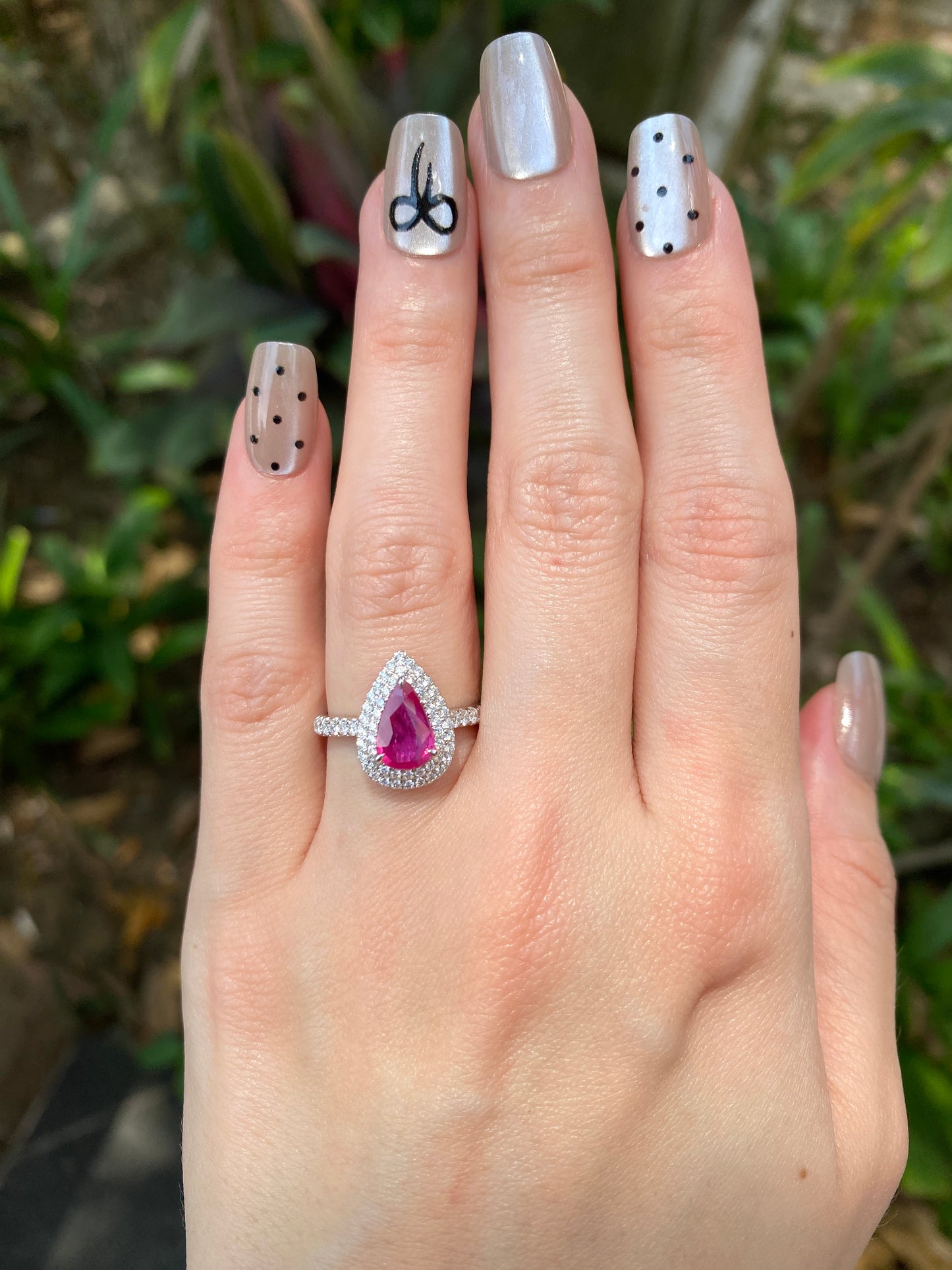 Natural Unheated Pigeon’s Blood Ruby 1.13ct Ring