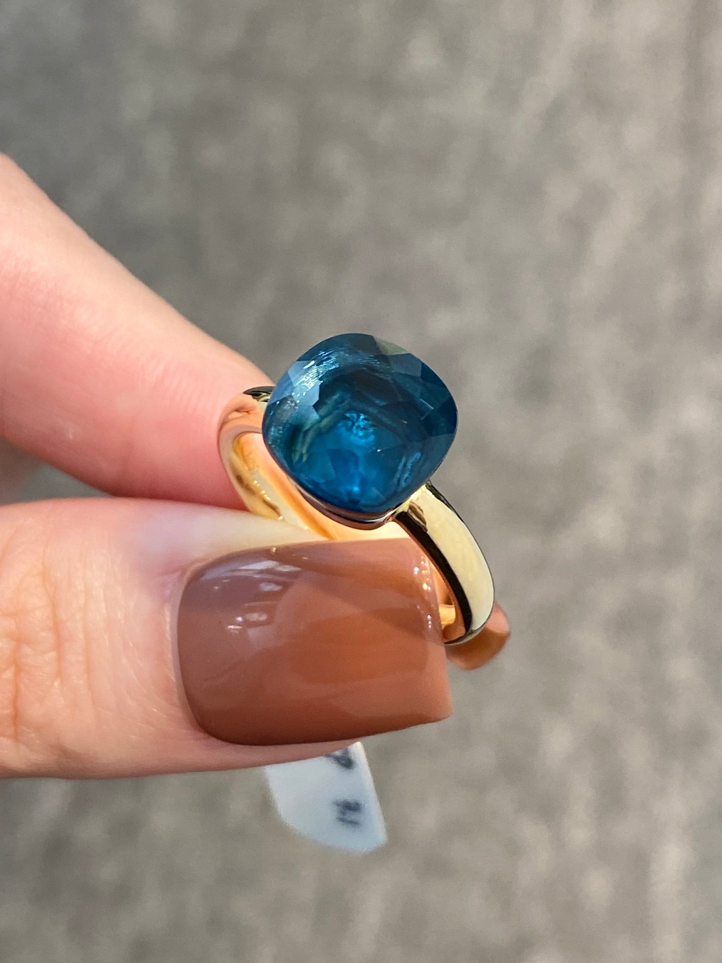Natural London Blue Topaz 7.1ct Ring