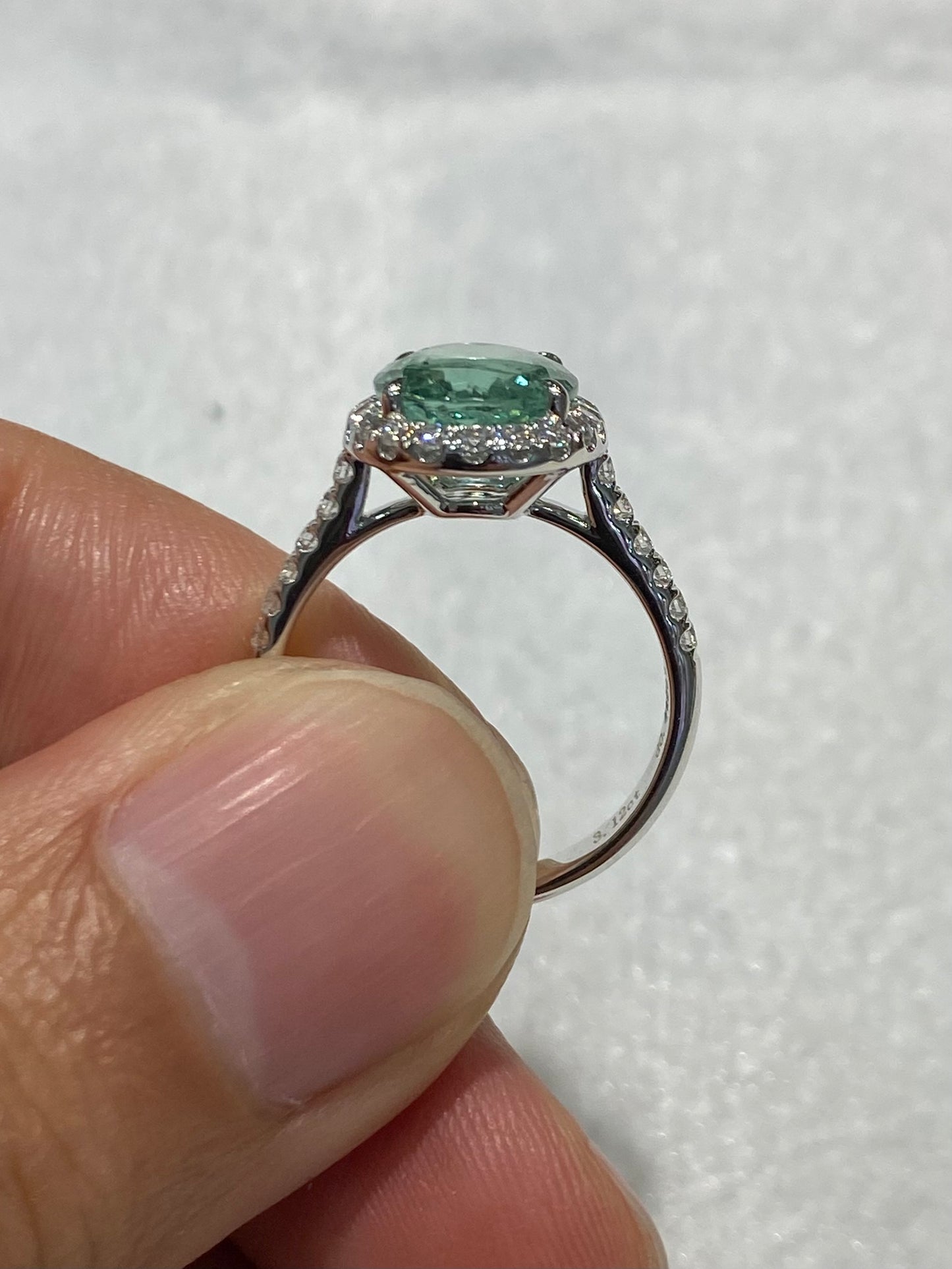 Natural Paraiba Tourmaline 3.12ct Ring