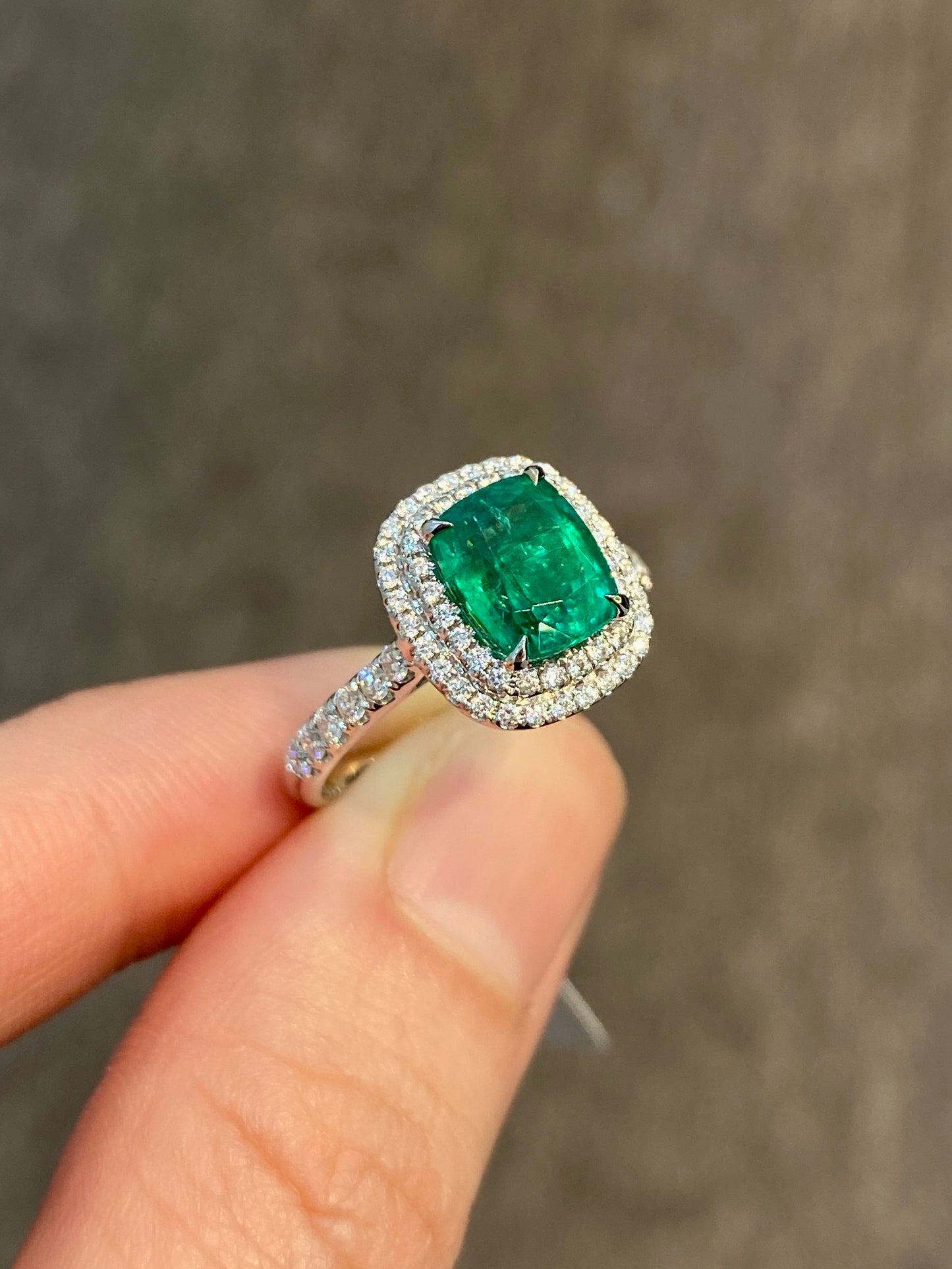 Natural Emerald 1.79ct Ring