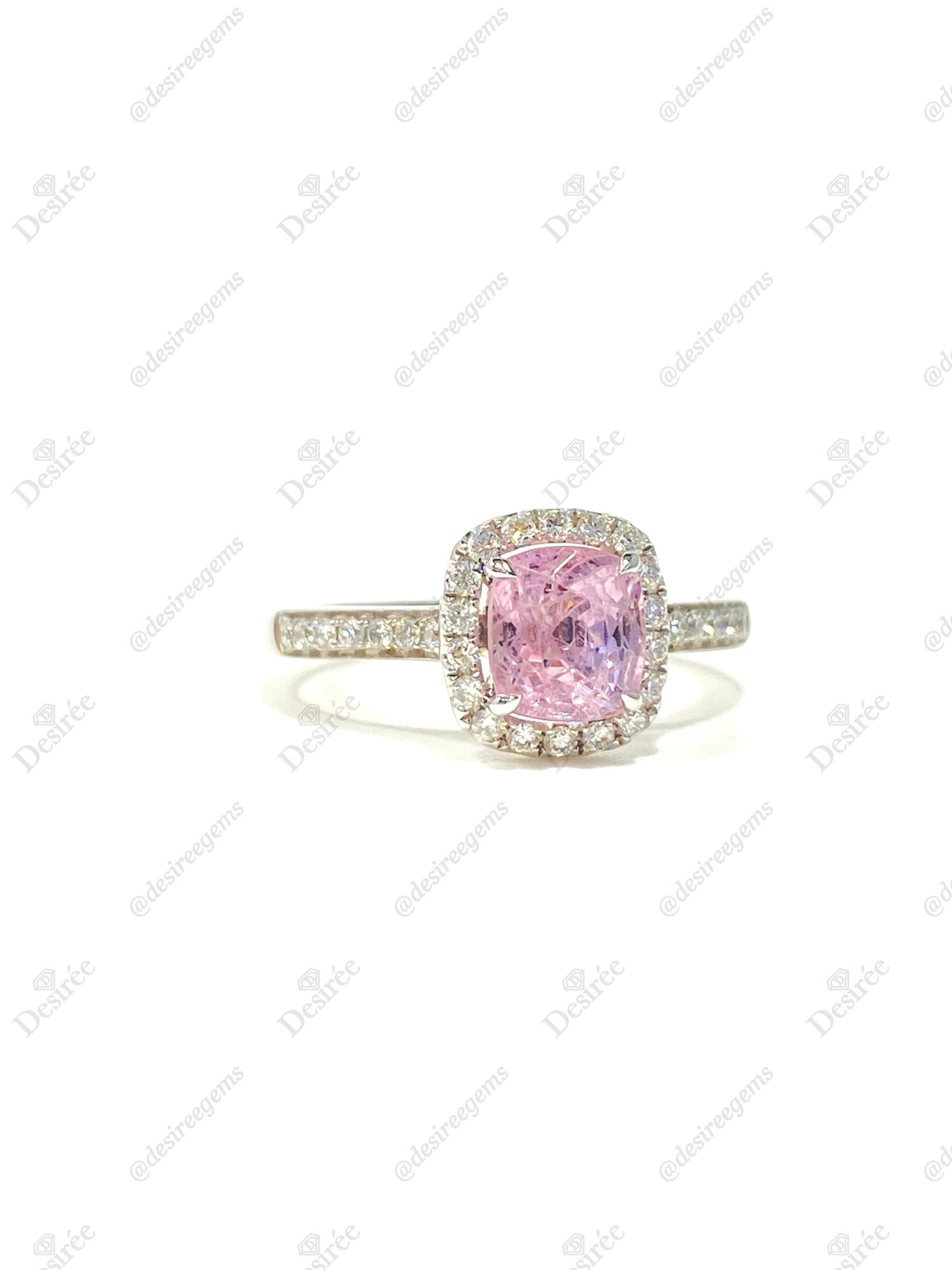 Natural Pink Spinel 1.45ct Ring