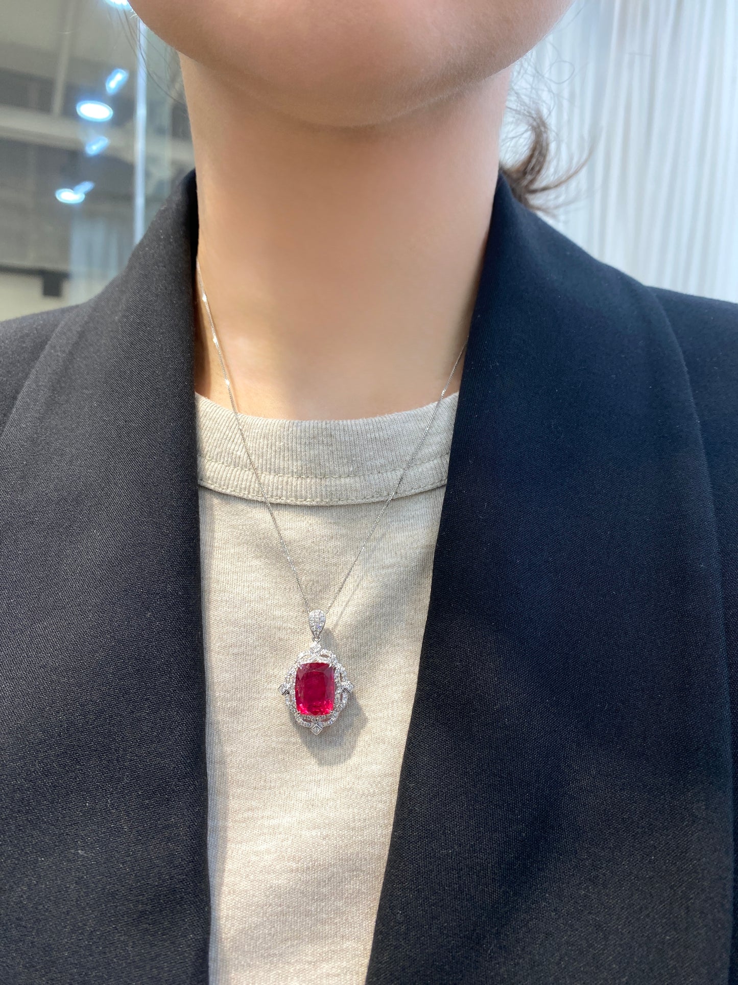 Natural Tourmaline 5.93ct Pendant