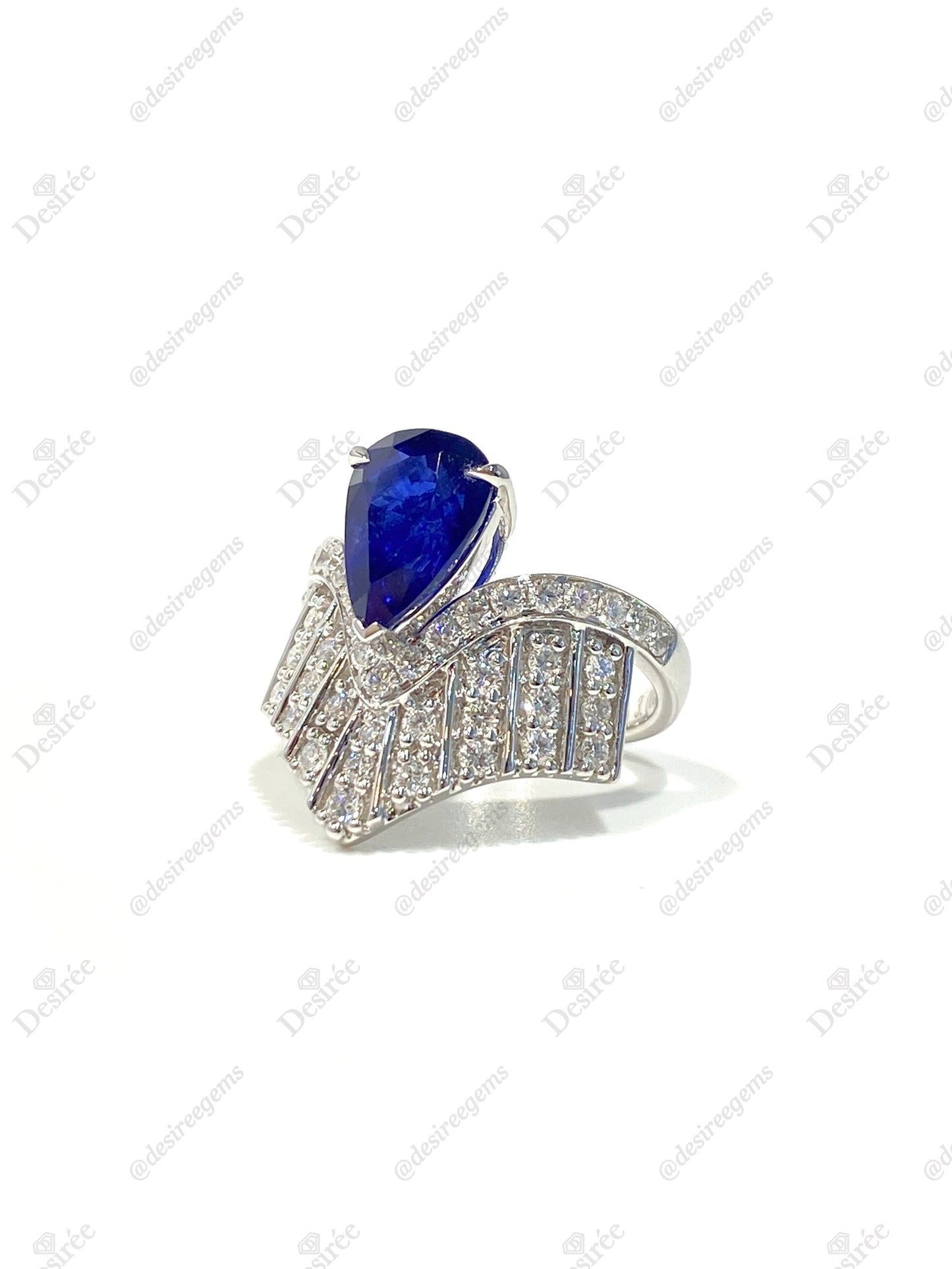 Natural Royal Blue Sapphire 3.00ct Ring