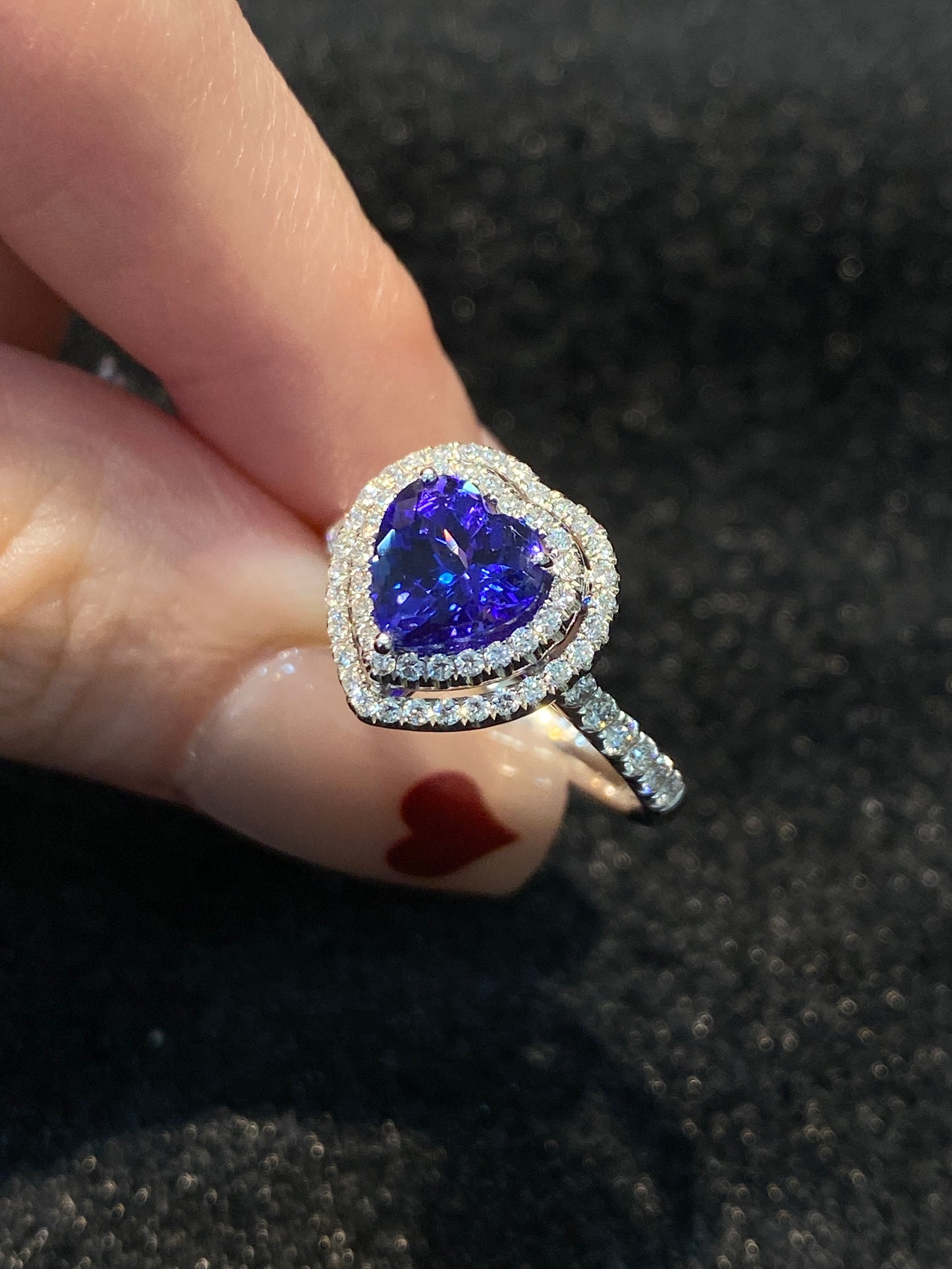 Natural Tanzanite 1.65ct Ring