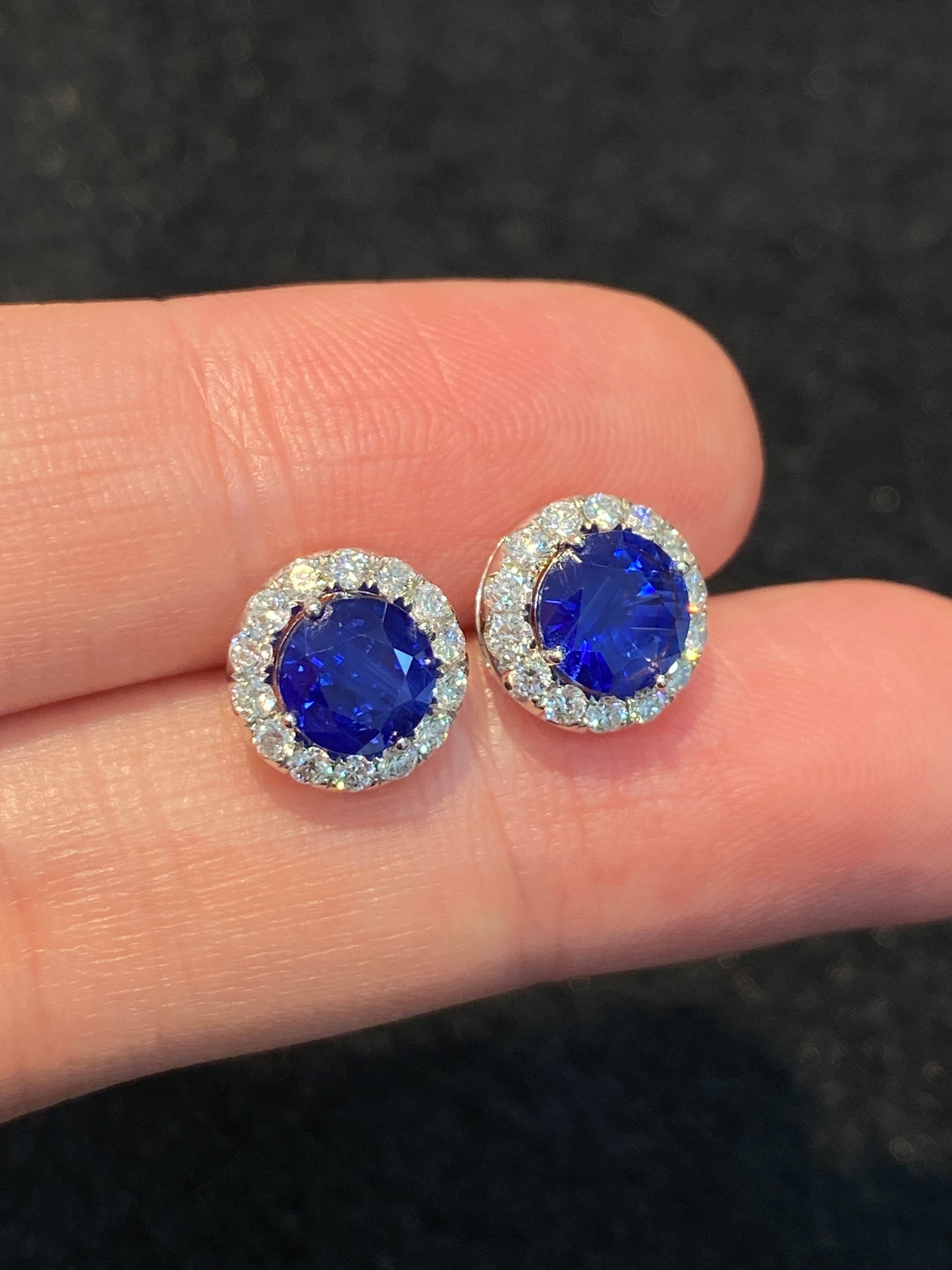Blue Sapphire 2.00ct Earrings