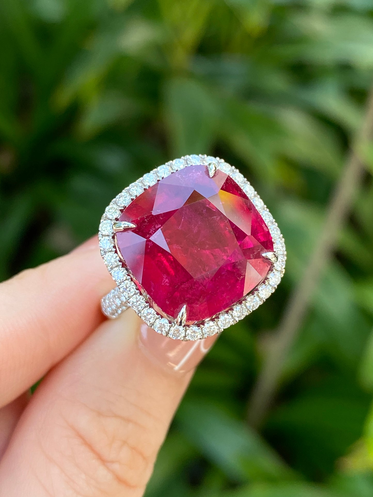 Natural Tourmaline 16.61ct Ring
