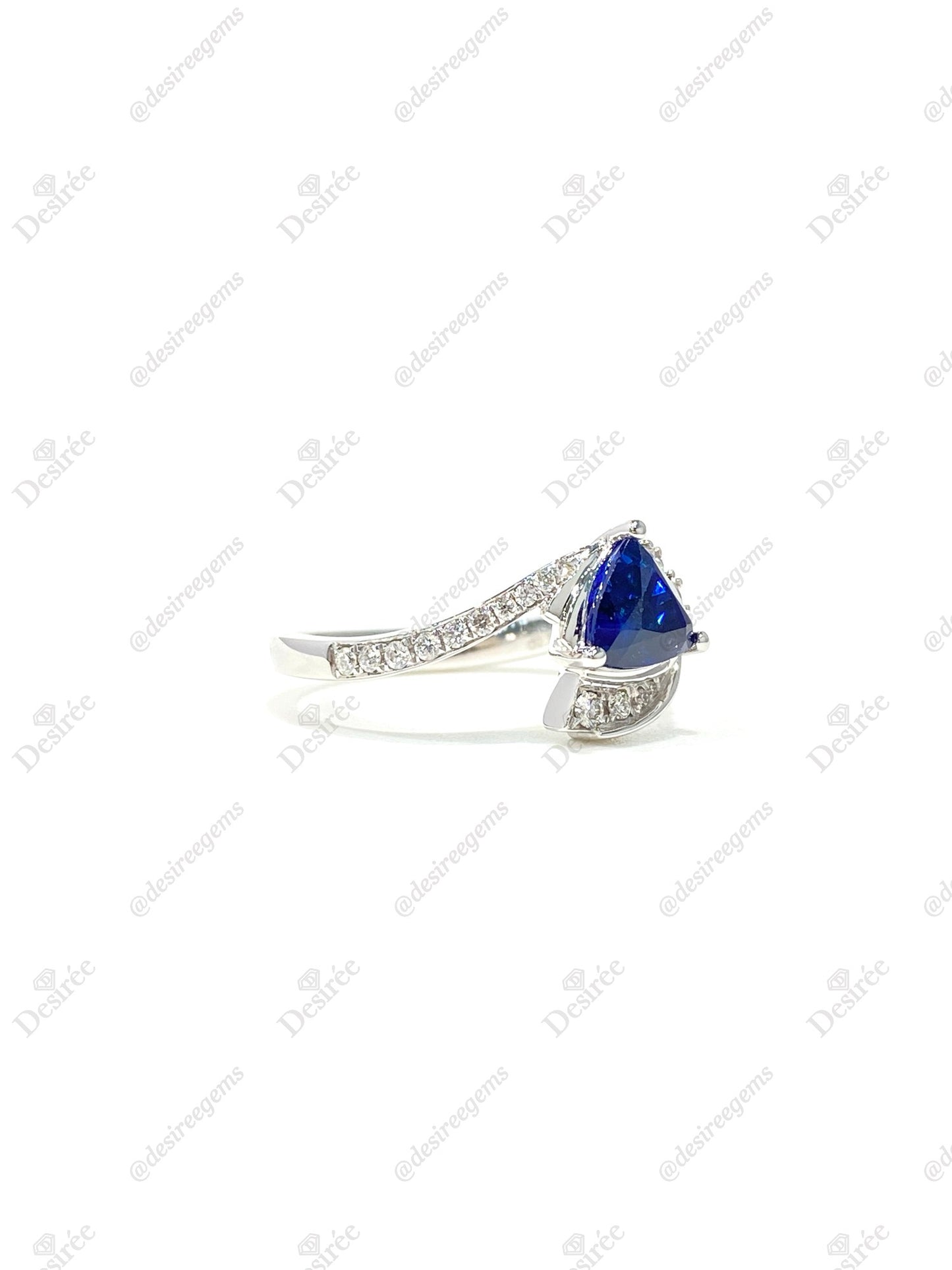 Natural Blue Sapphire Ring 1.29ct