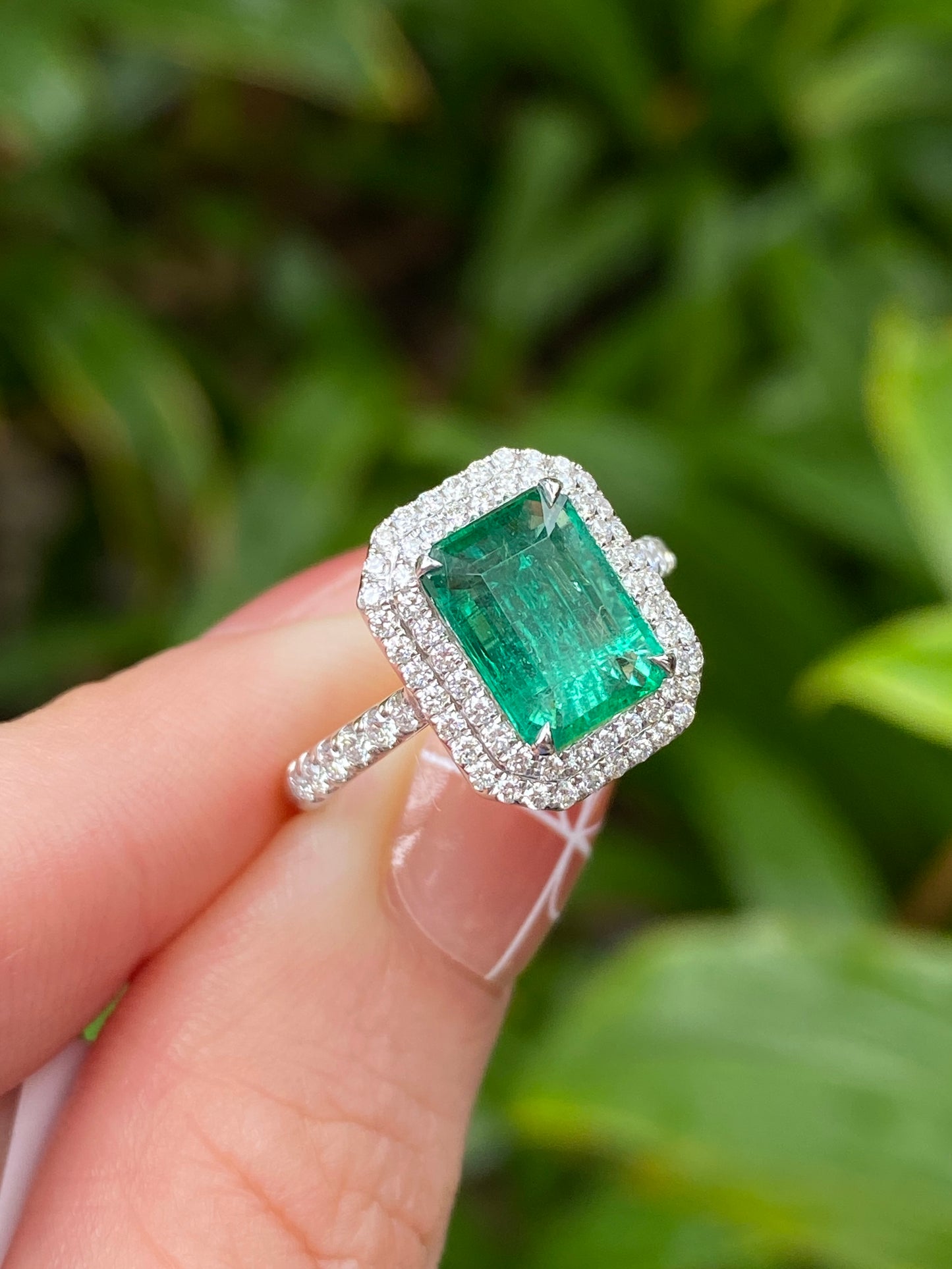 Natural Emerald 1.45ct Ring