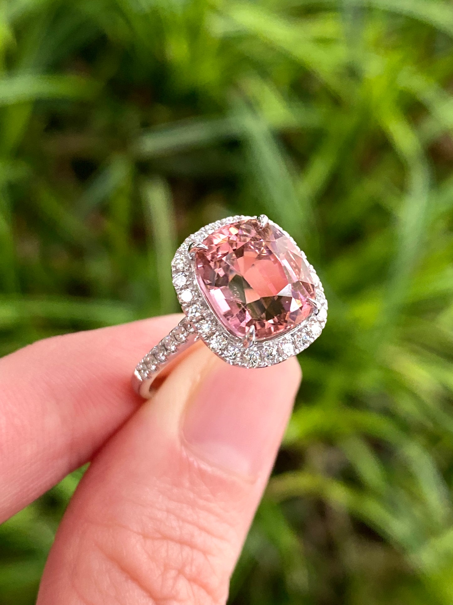 Natural Pink Tourmaline 5.12ct Ring