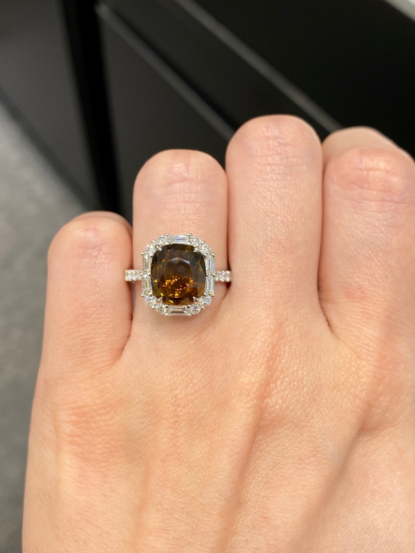 Natural Chrysoberyl 3.86ct Ring
