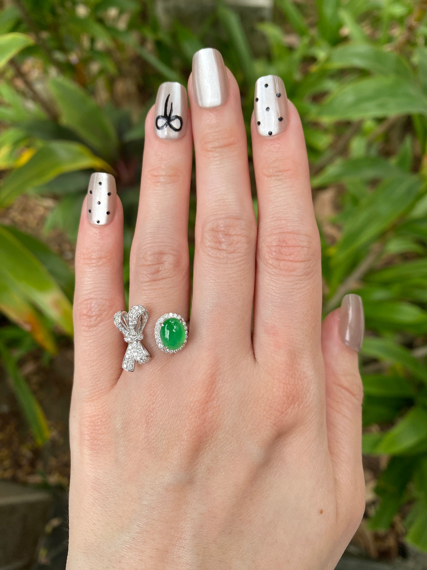 Natural Type A Jadeite Ring