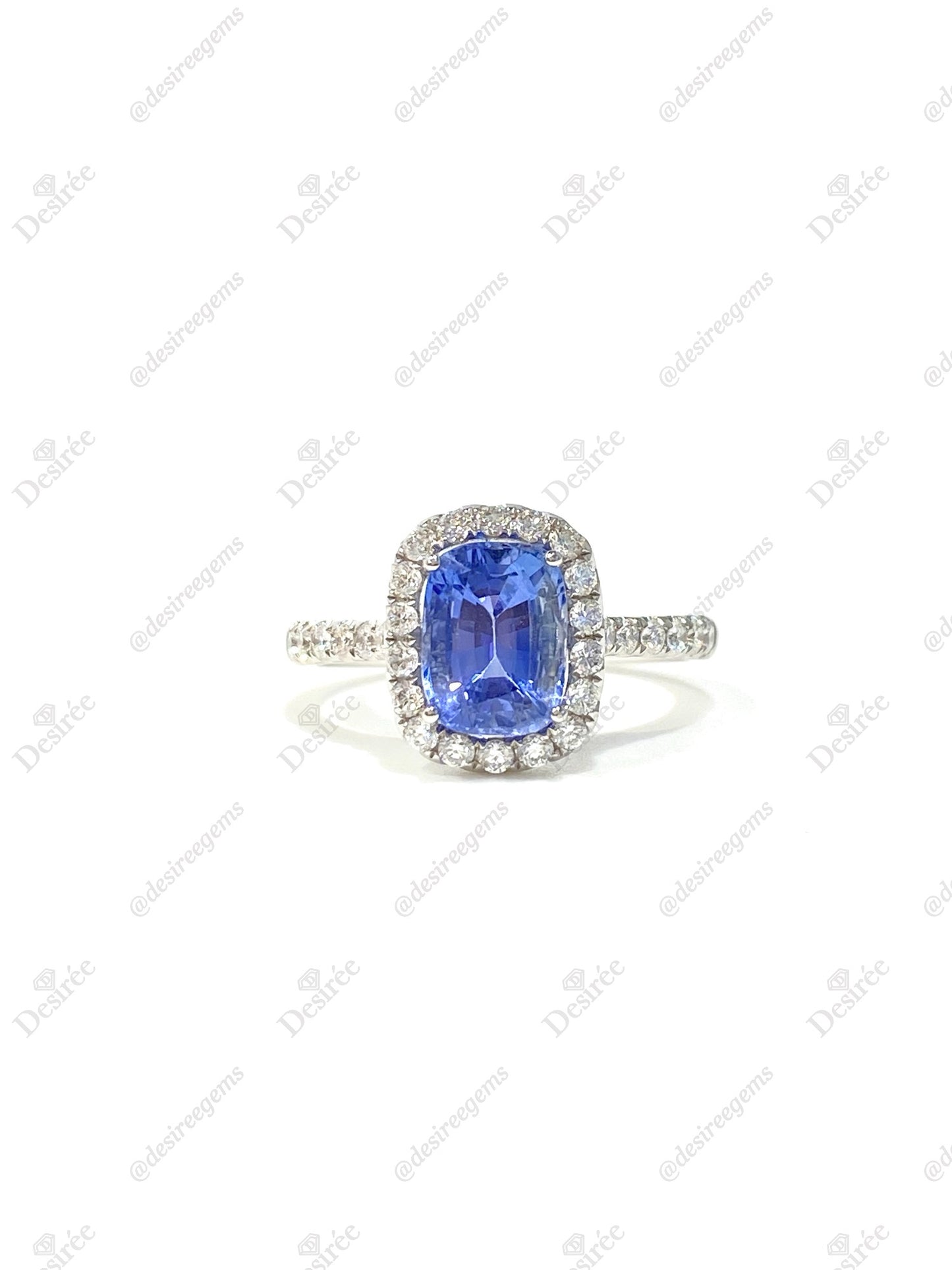 Natural Blue Sapphire Ring 2.13ct