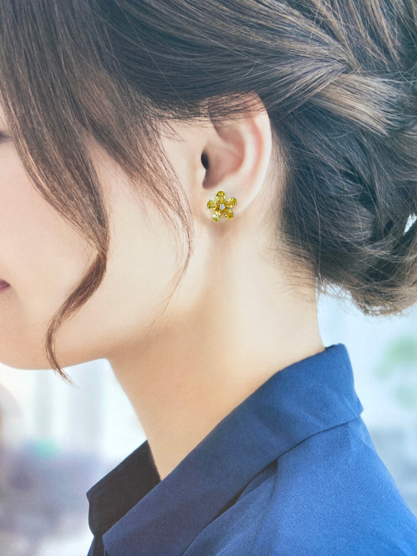Natural Yellow Sapphire 4.61ct Earrings