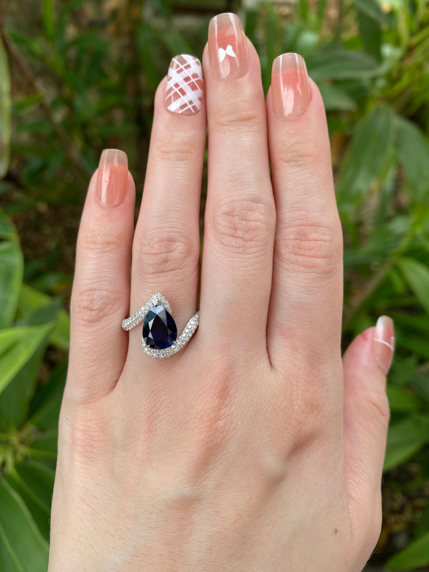 Natural Royal Blue Sapphire 3.37ct Ring