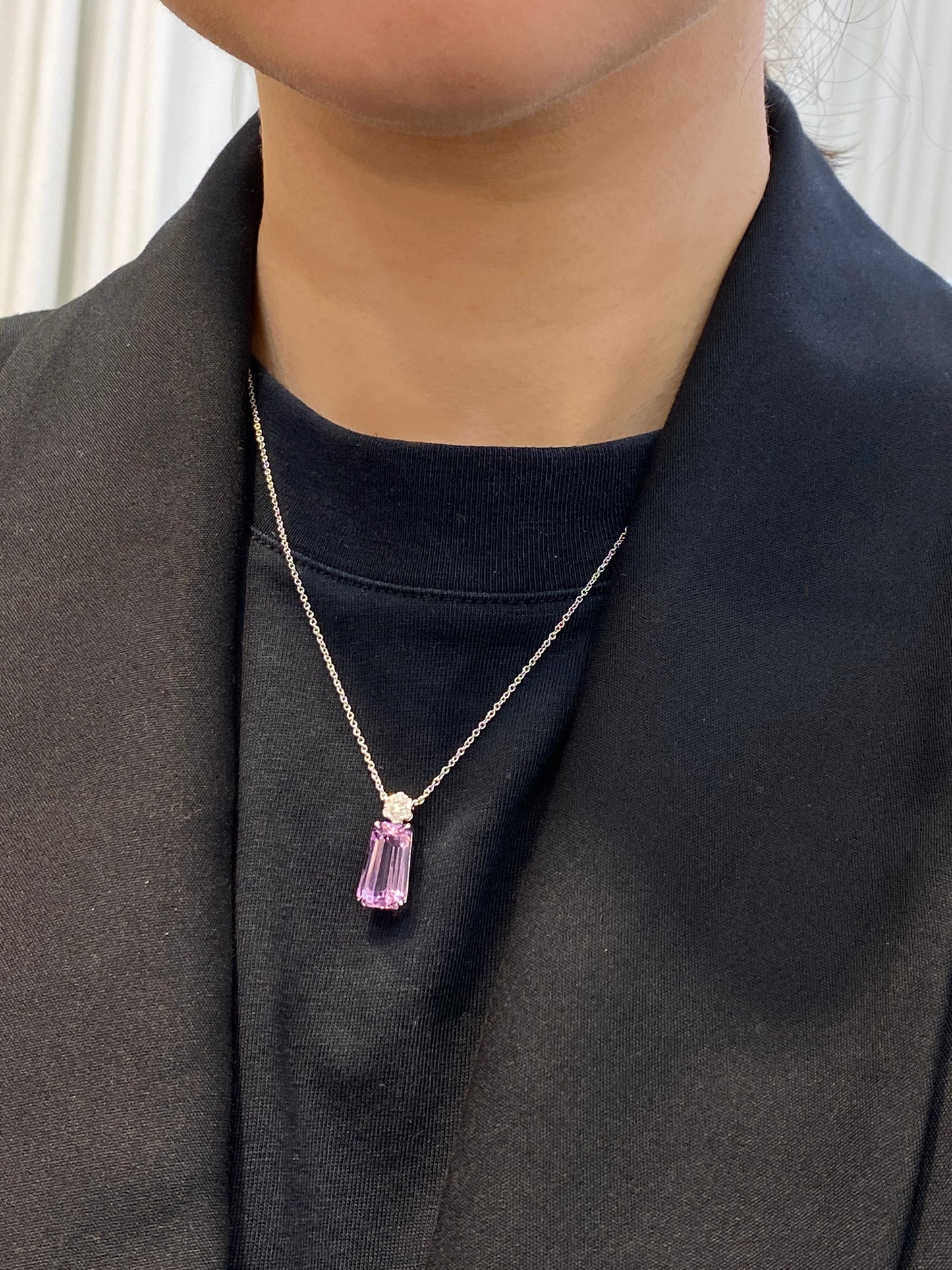 Natural Kunzite 5.75ct Necklace