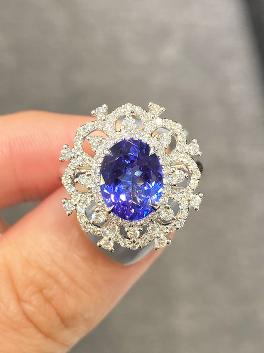 Natural Tanzanite 2.23ct Ring
