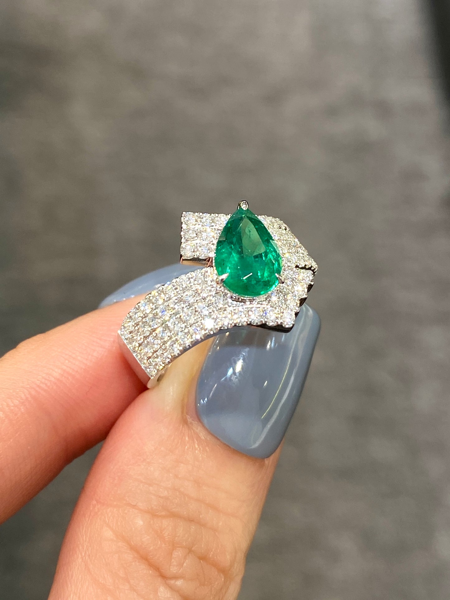 Natural Emerald 1.55ct Ring