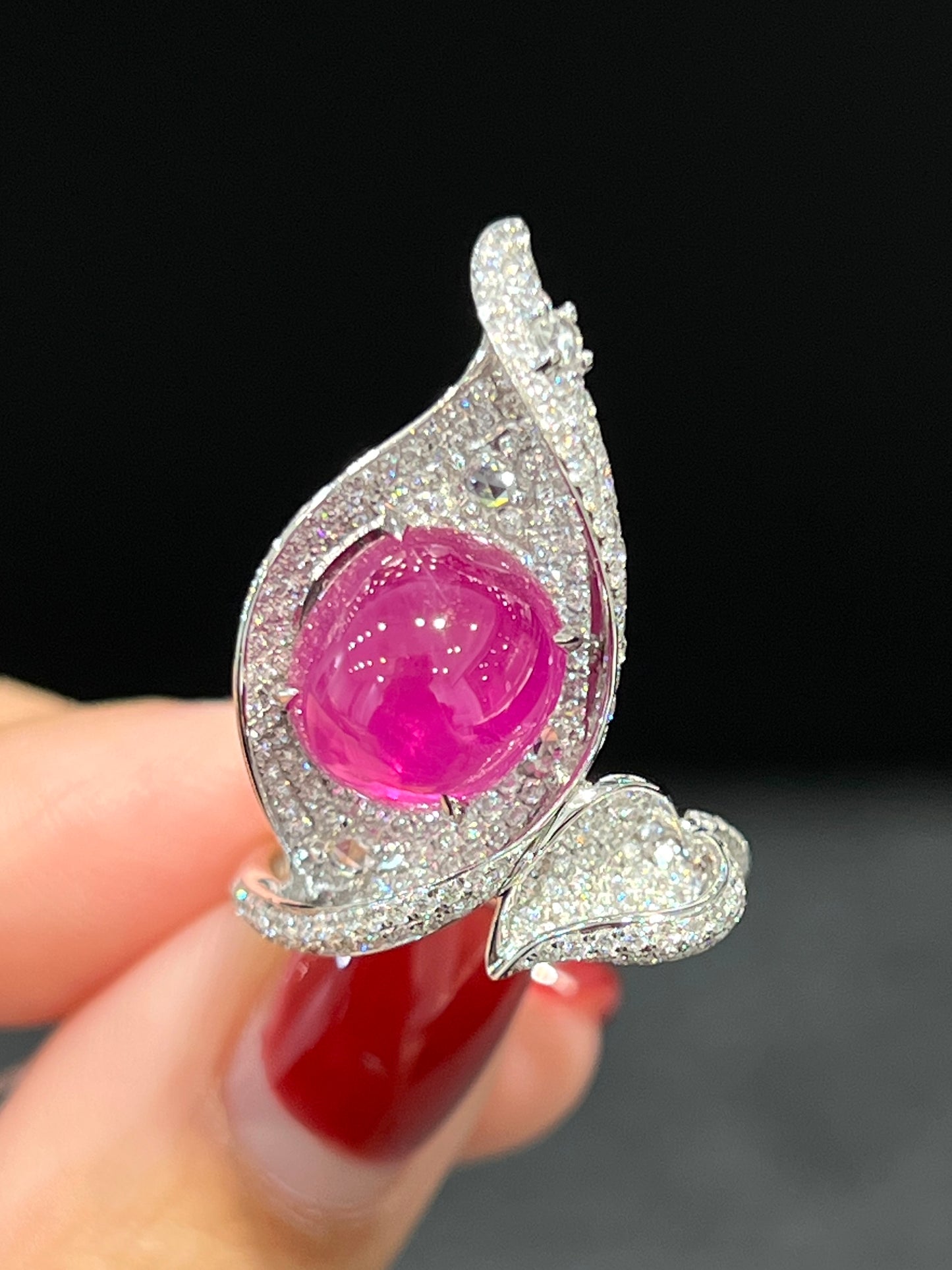 Natural Burmese Ruby 6.70ct Ring