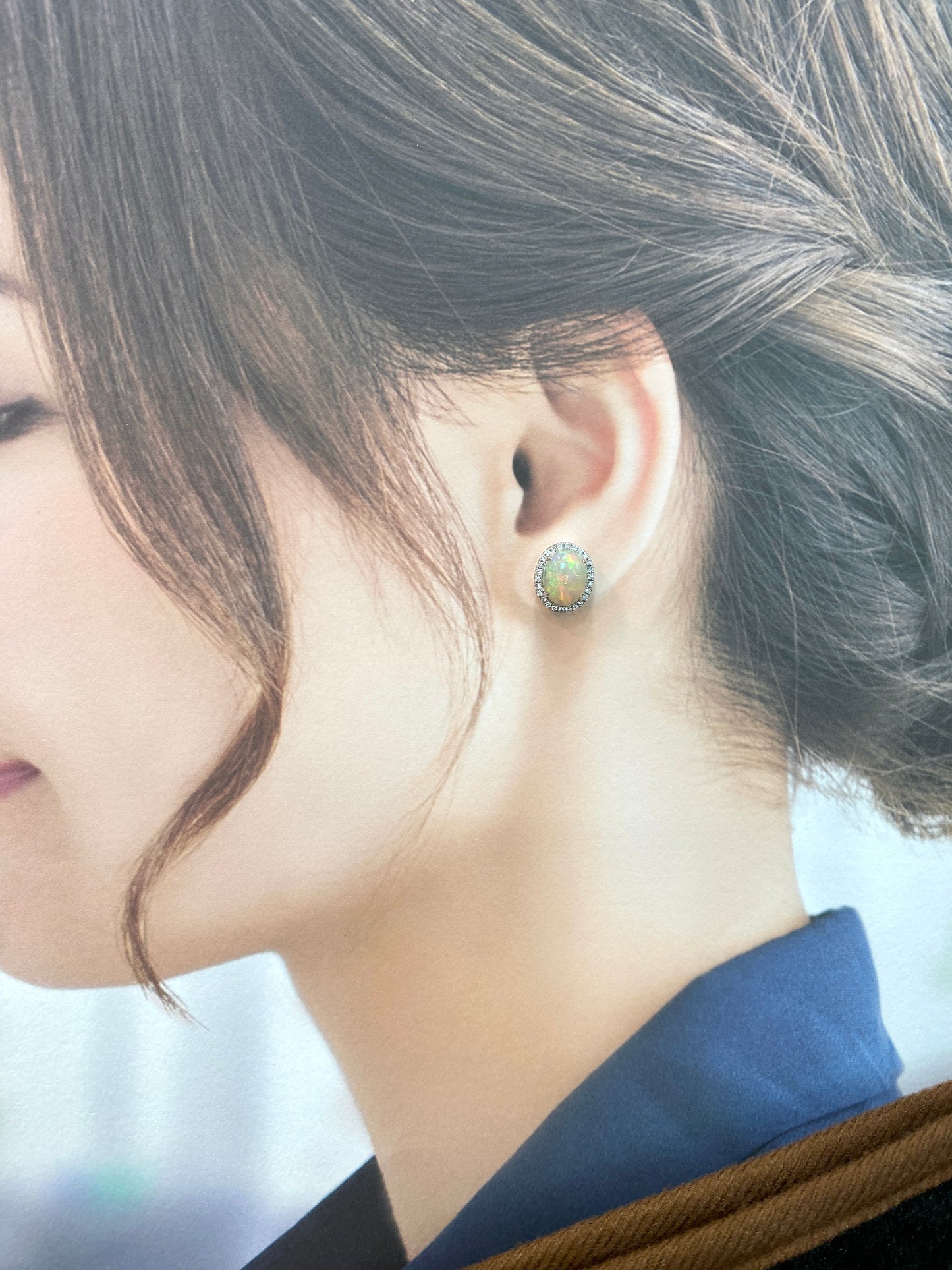 Natural Opal 3.12ct Earrings