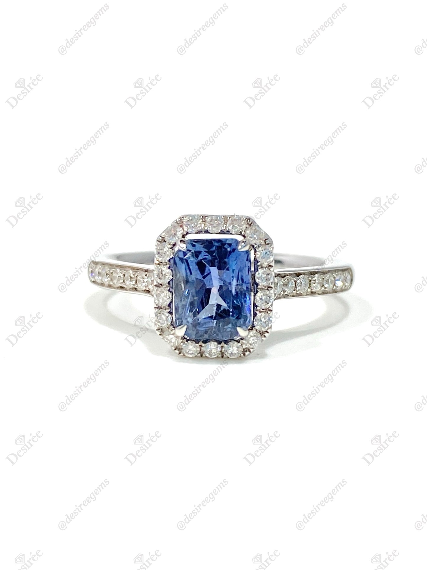 Natural Blue Sapphire 1.38ct Ring