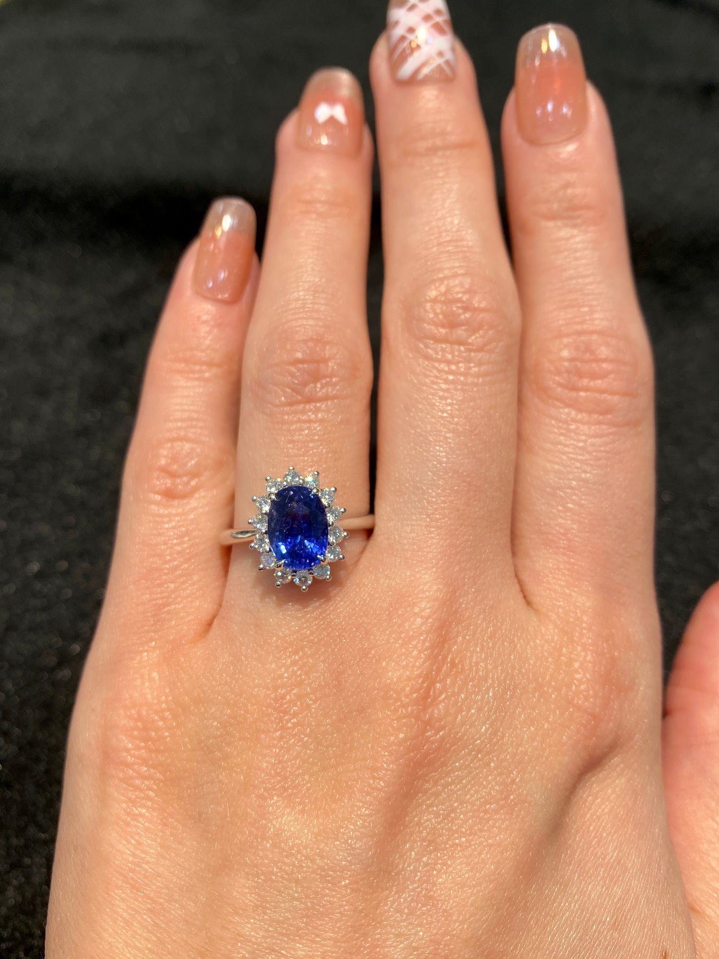 Natural Royal Blue Sapphire 2.39ct Ring