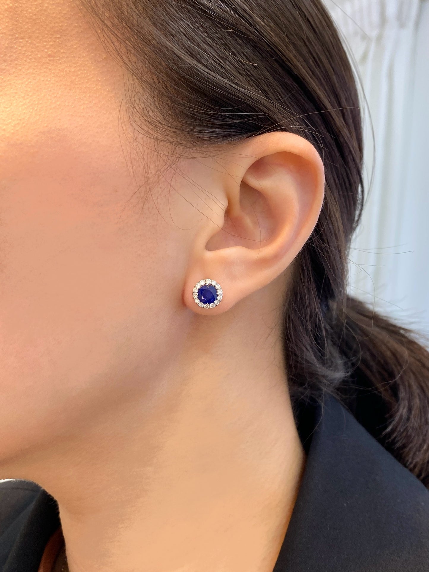 Blue Sapphire 2.00ct Earrings