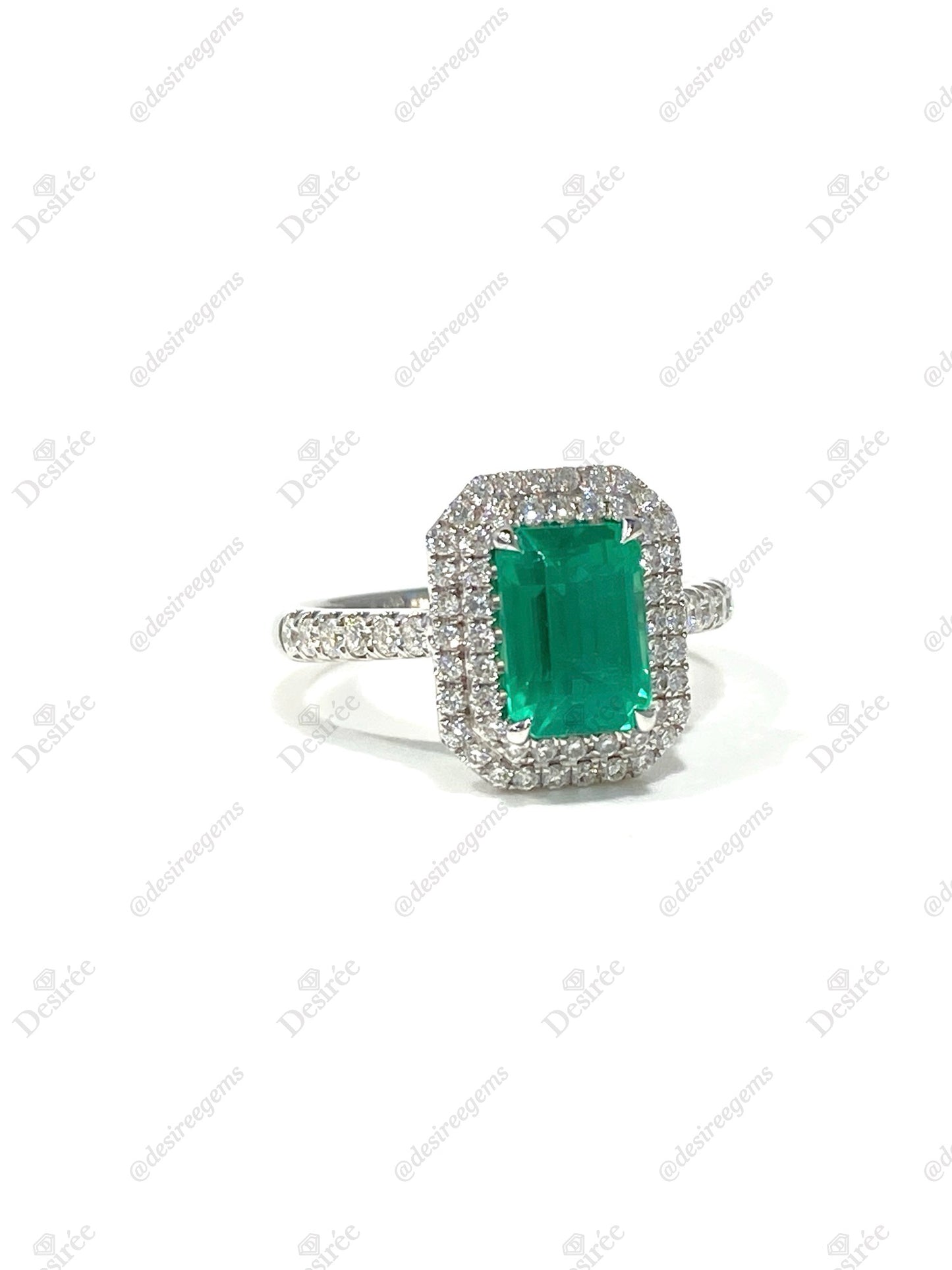 Natural Emerald 1.69ct Ring