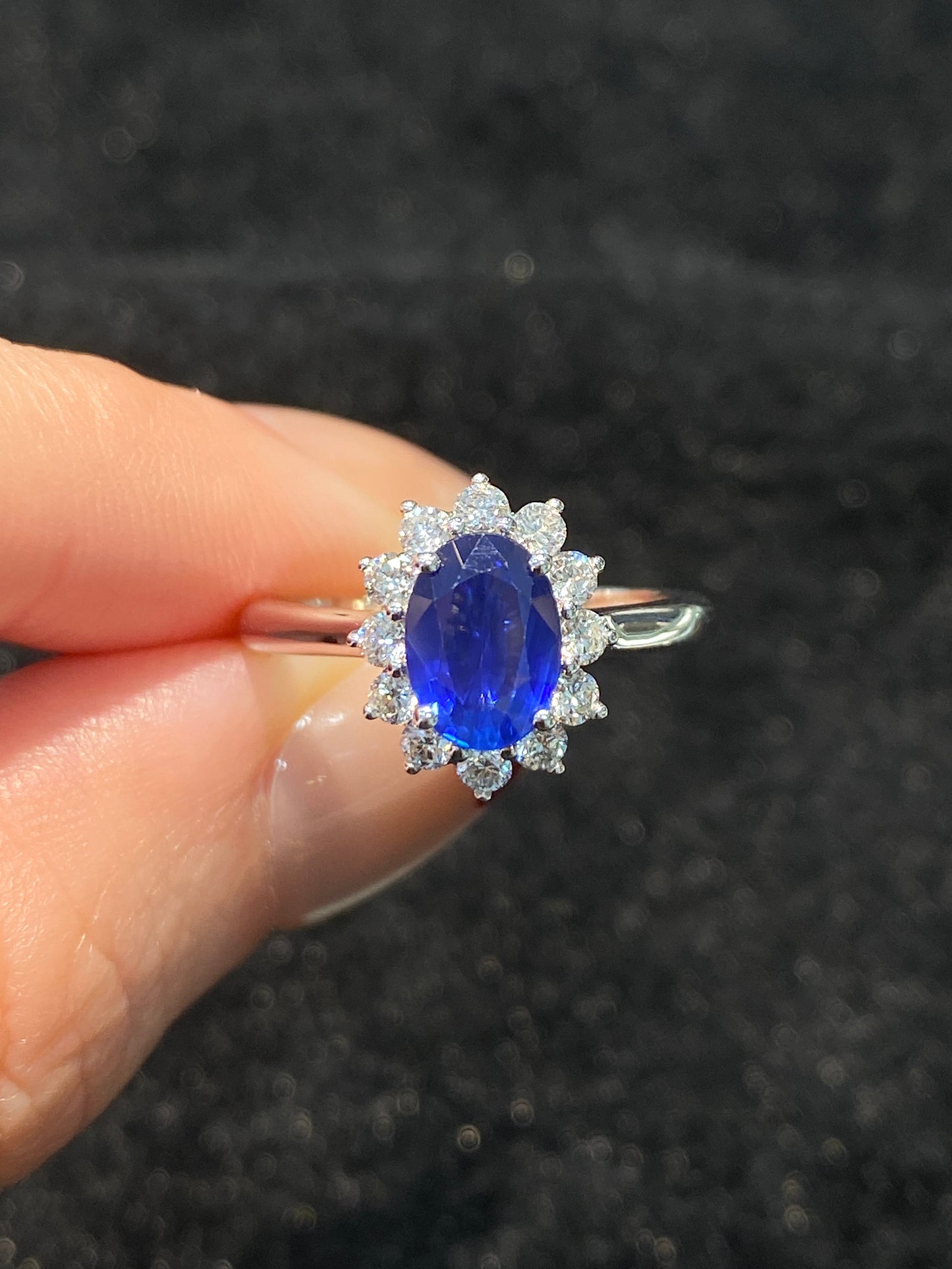 Natural Blue Sapphire Ring 1.29ct