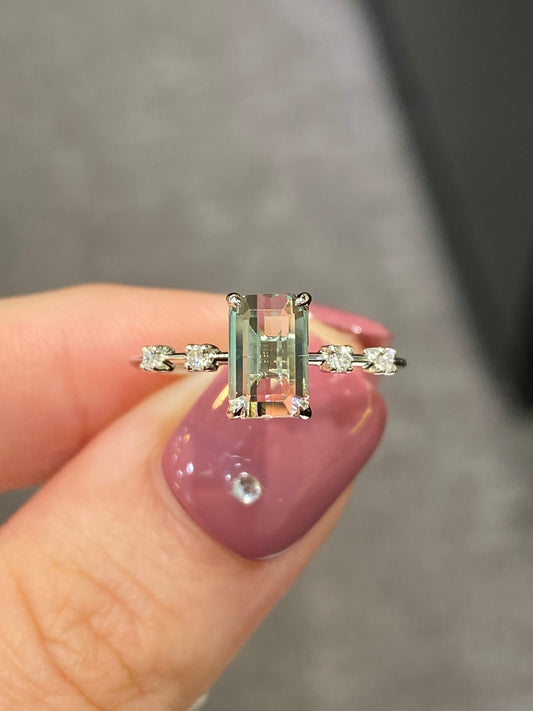 Natural Tourmaline 1.17ct Ring